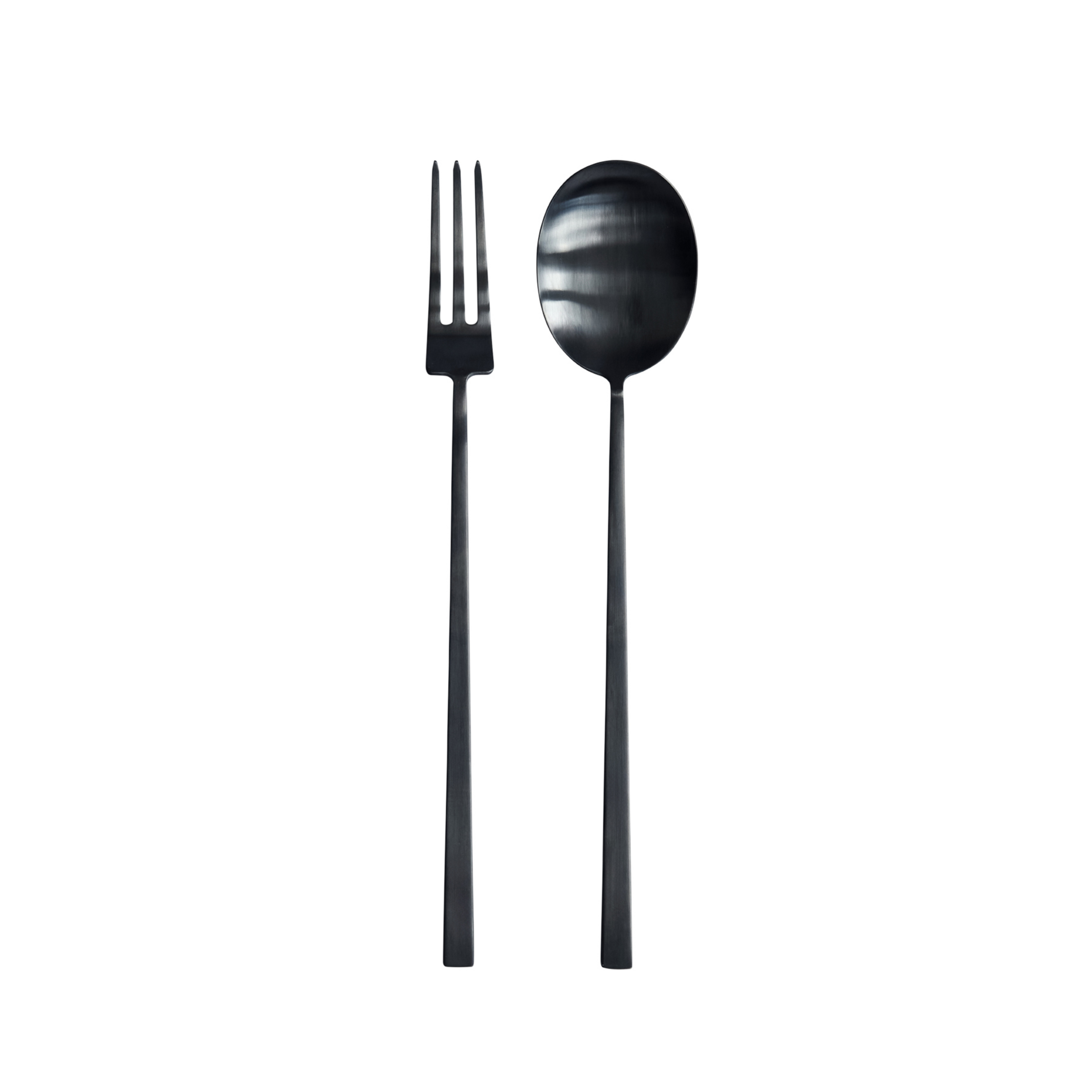 Posate da insalata Kogei, nere, set da 2, 31 cm - 101 Copenhagen