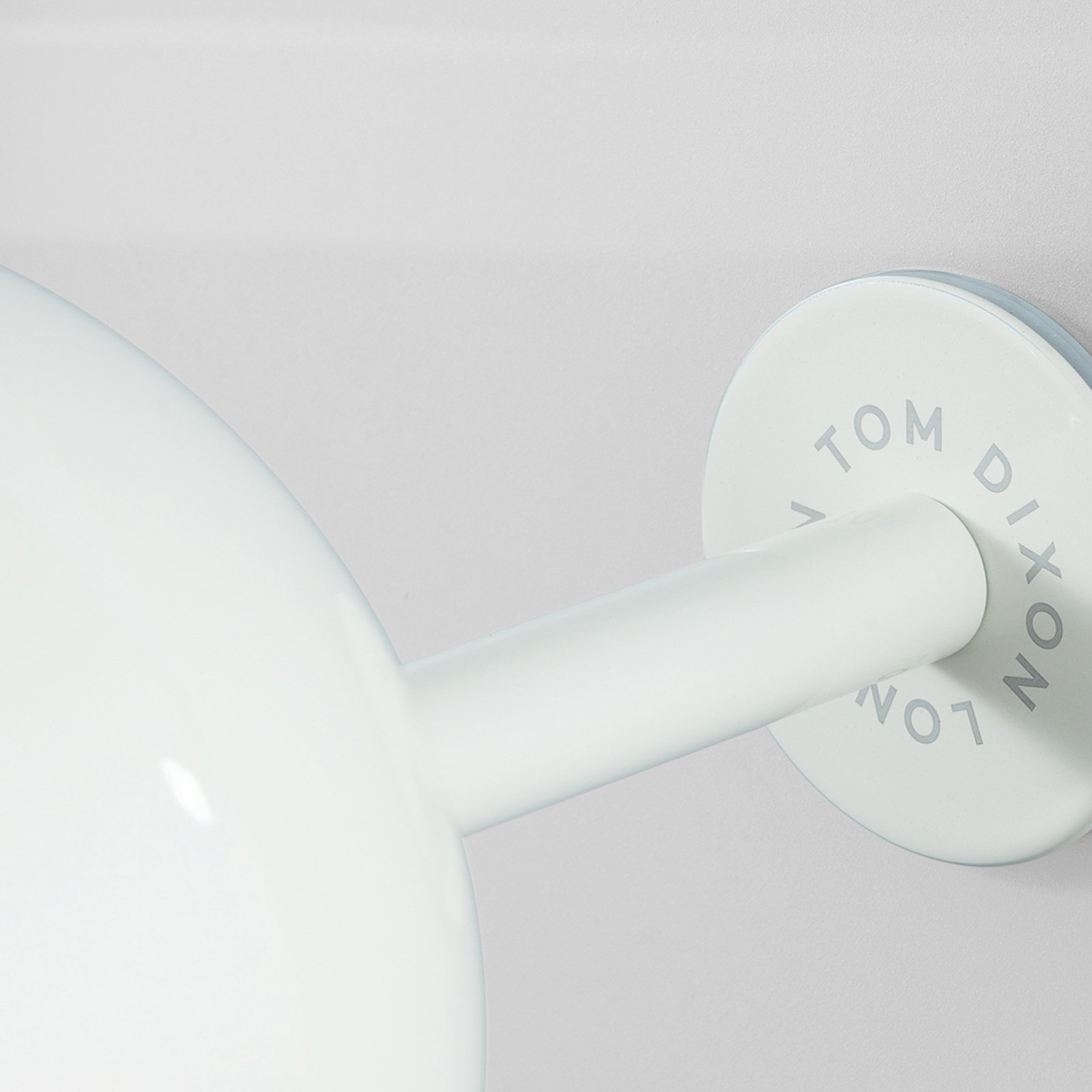Tom Dixon LED table lamp Bell, white, height 43 cm, steel