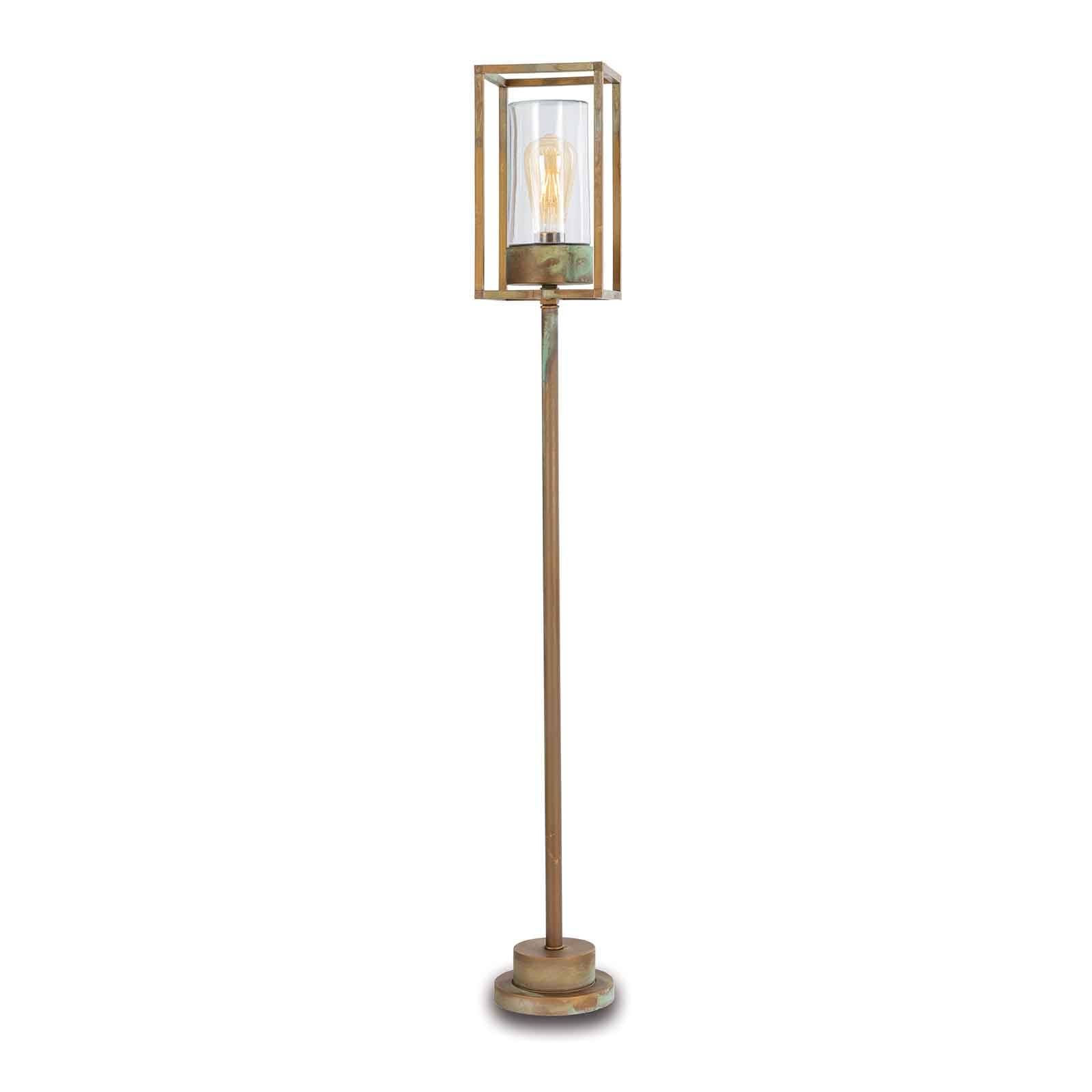 Wegeleuchte Cubic³ 3371 messing antik/klar