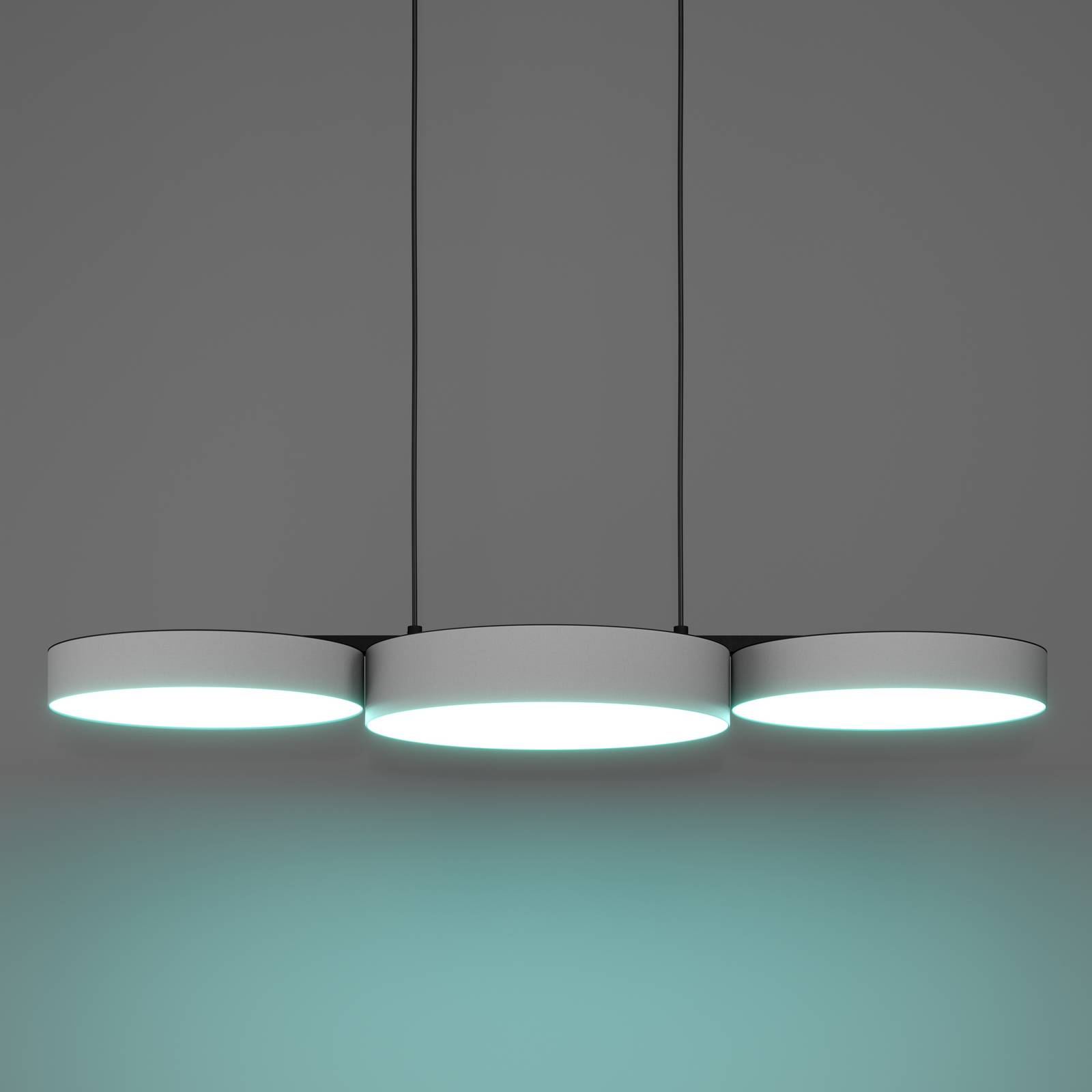 EGLO connect Smart Żyrandol LED Barbano-Z, szary