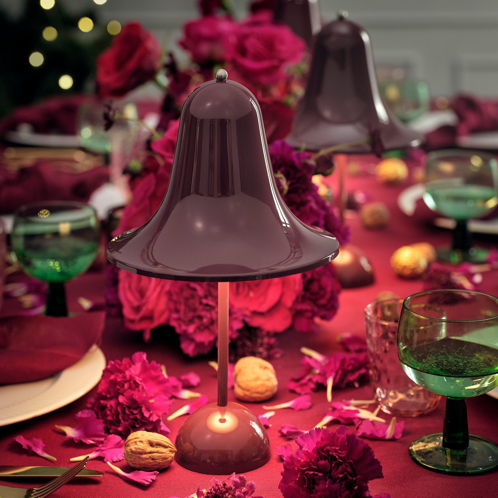 Pantop Portable Table Lamp Burgundy - Verpan