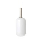 Collect Závěsné Světlo Opal Tall High Light Grey - Ferm Living