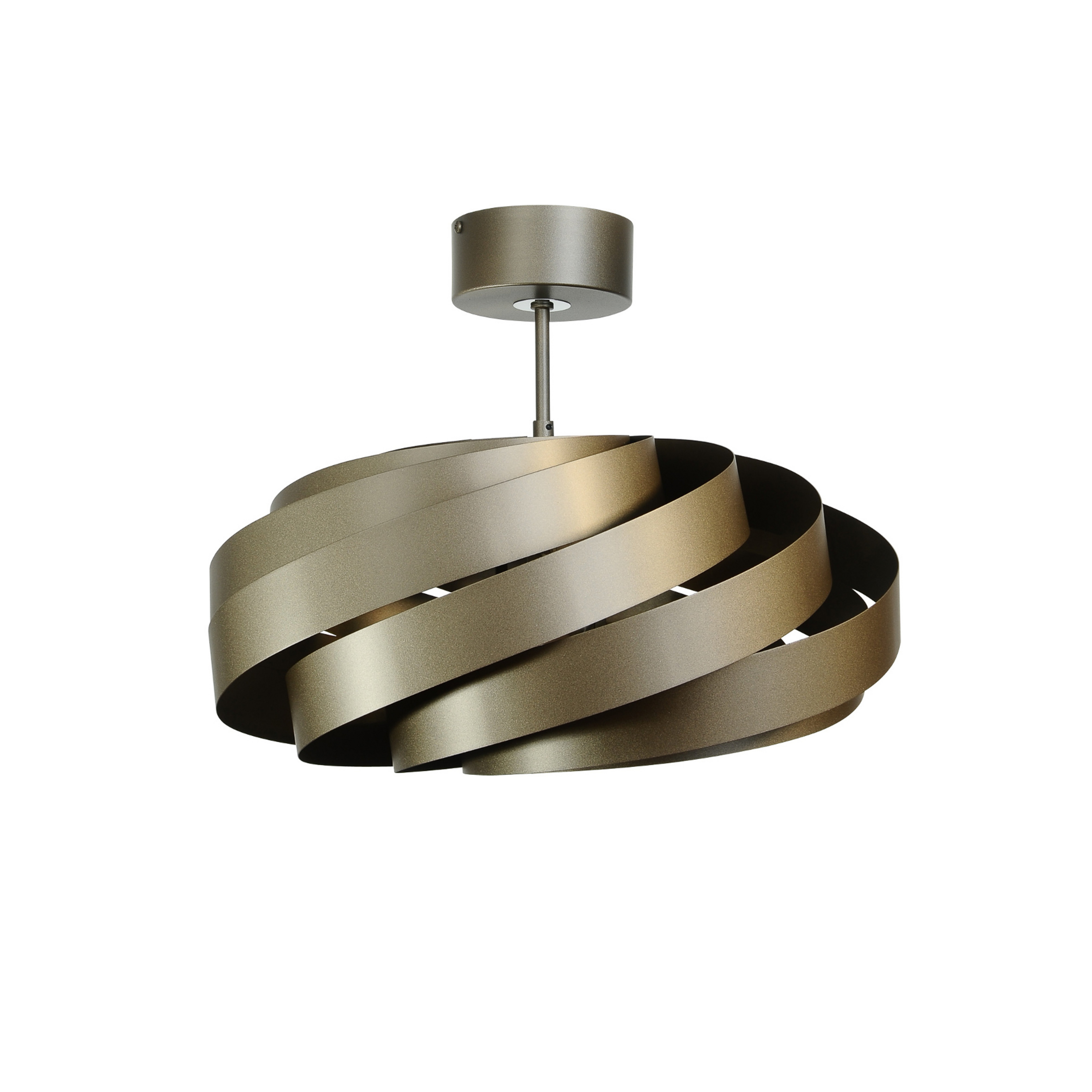 Deckenleuchte Vento, kaffeebraun, Ø 60 cm