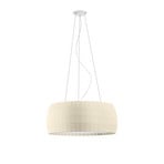 Suspension Isamu, blanc perle, Ø 77cm