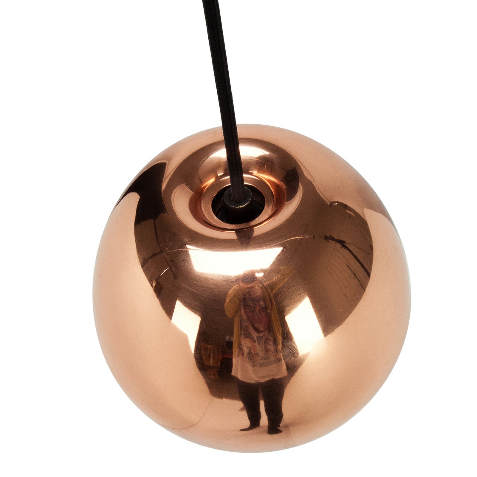 Tom Dixon LED hanging light Void mini, copper-coloured, copper
