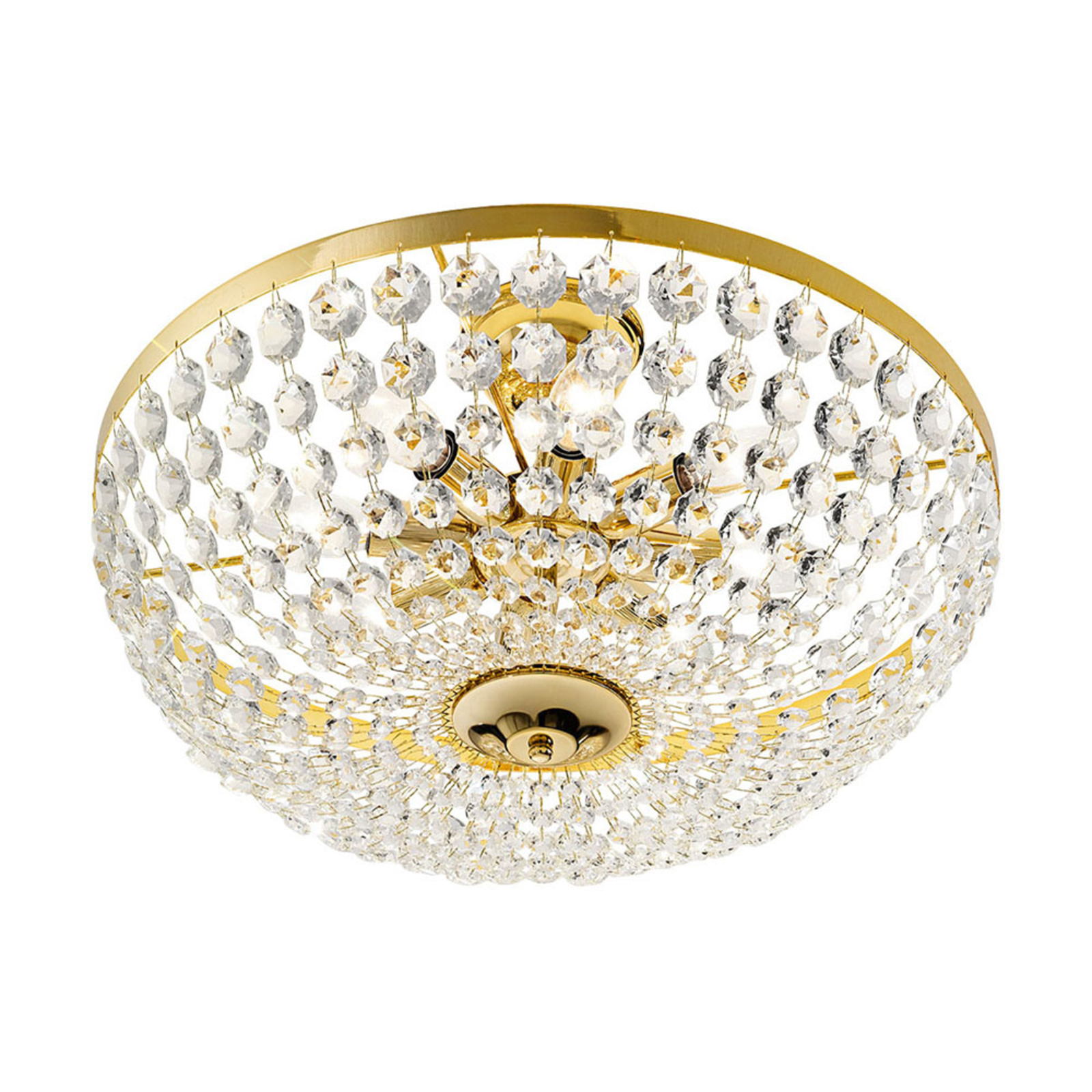 Valerie ceiling light, gold