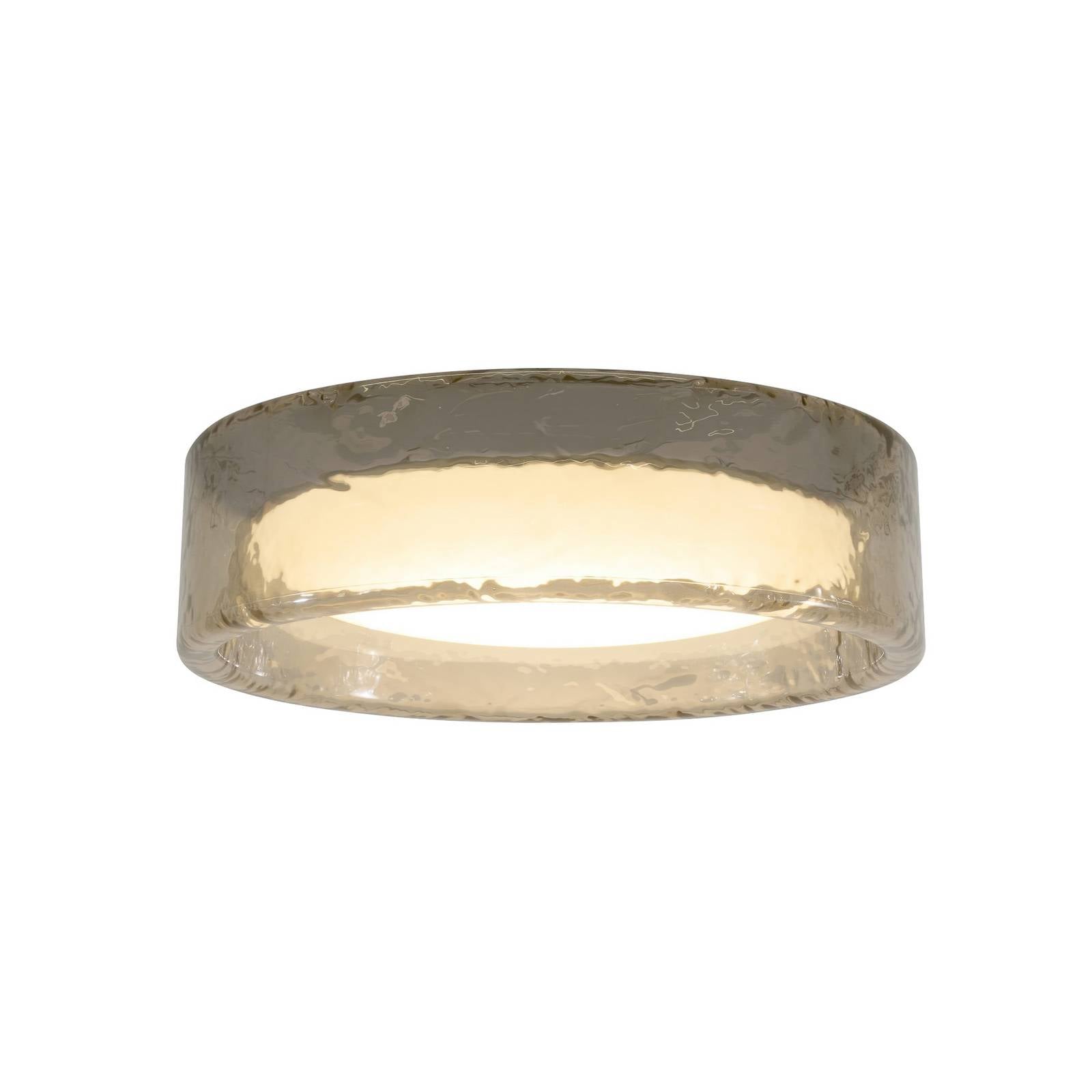 MARSET LED-Deckenlampe Ringo, Ø 70 cm, rauchgrau Kunststoff
