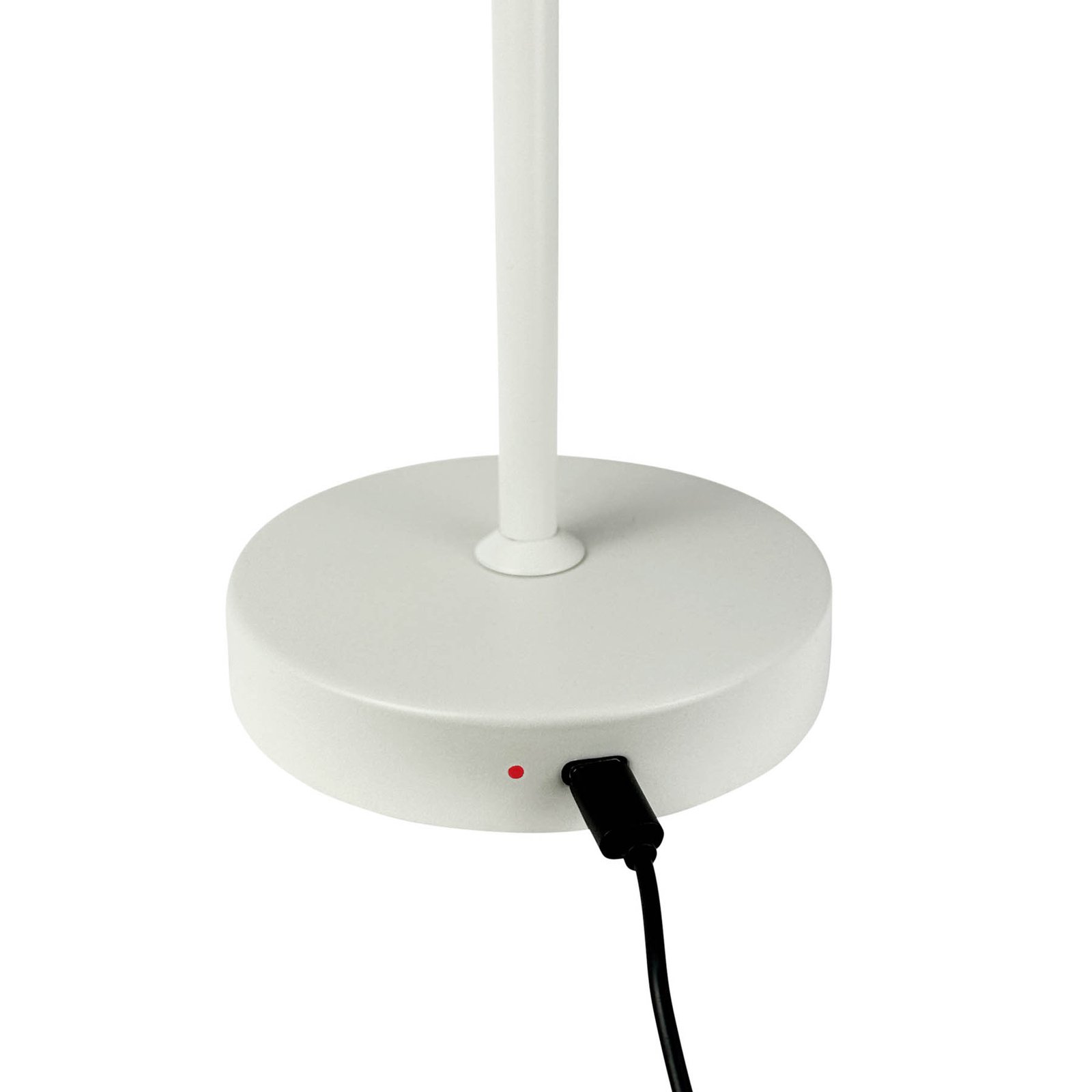 Dyberg Larsen Stockholm rechargeable table lamp, pearl white