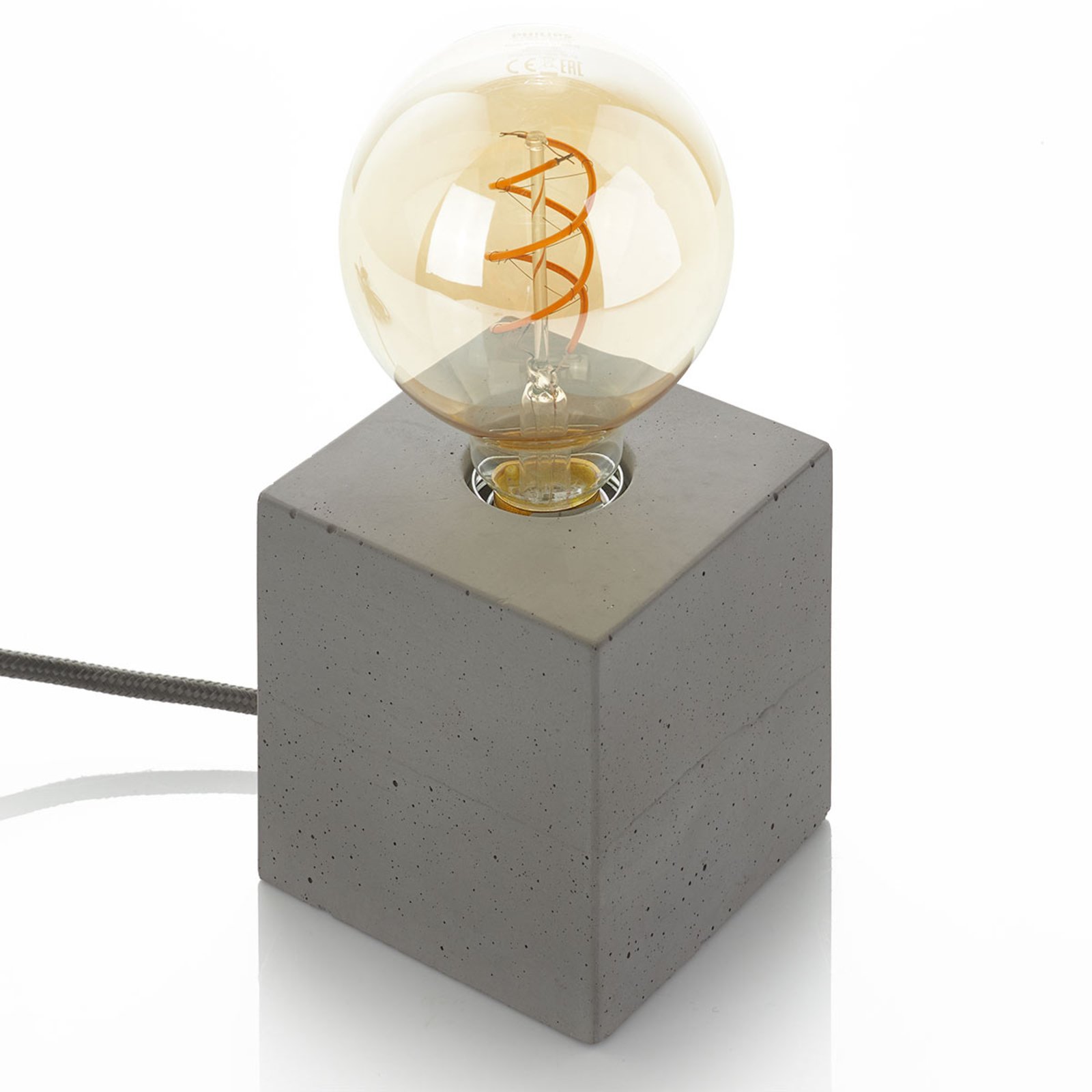 Modern table lamp Strong made of concrete