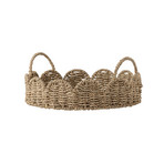 Podnos Brea, prírodná farba, Ø 35 cm, morská tráva – Bloomingville