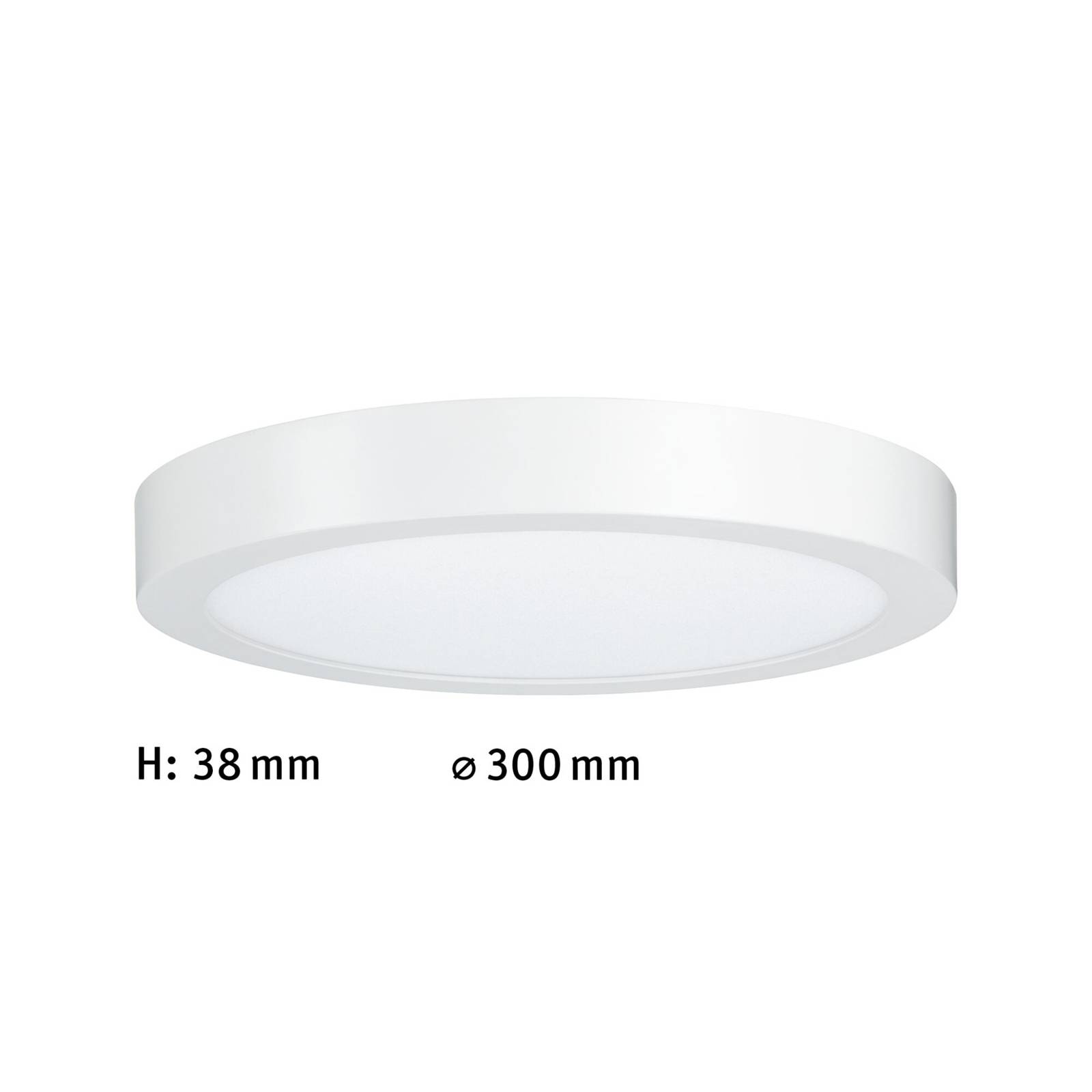 Paulmann Lunar panel LED, okrągły, Ø 30 cm, biały