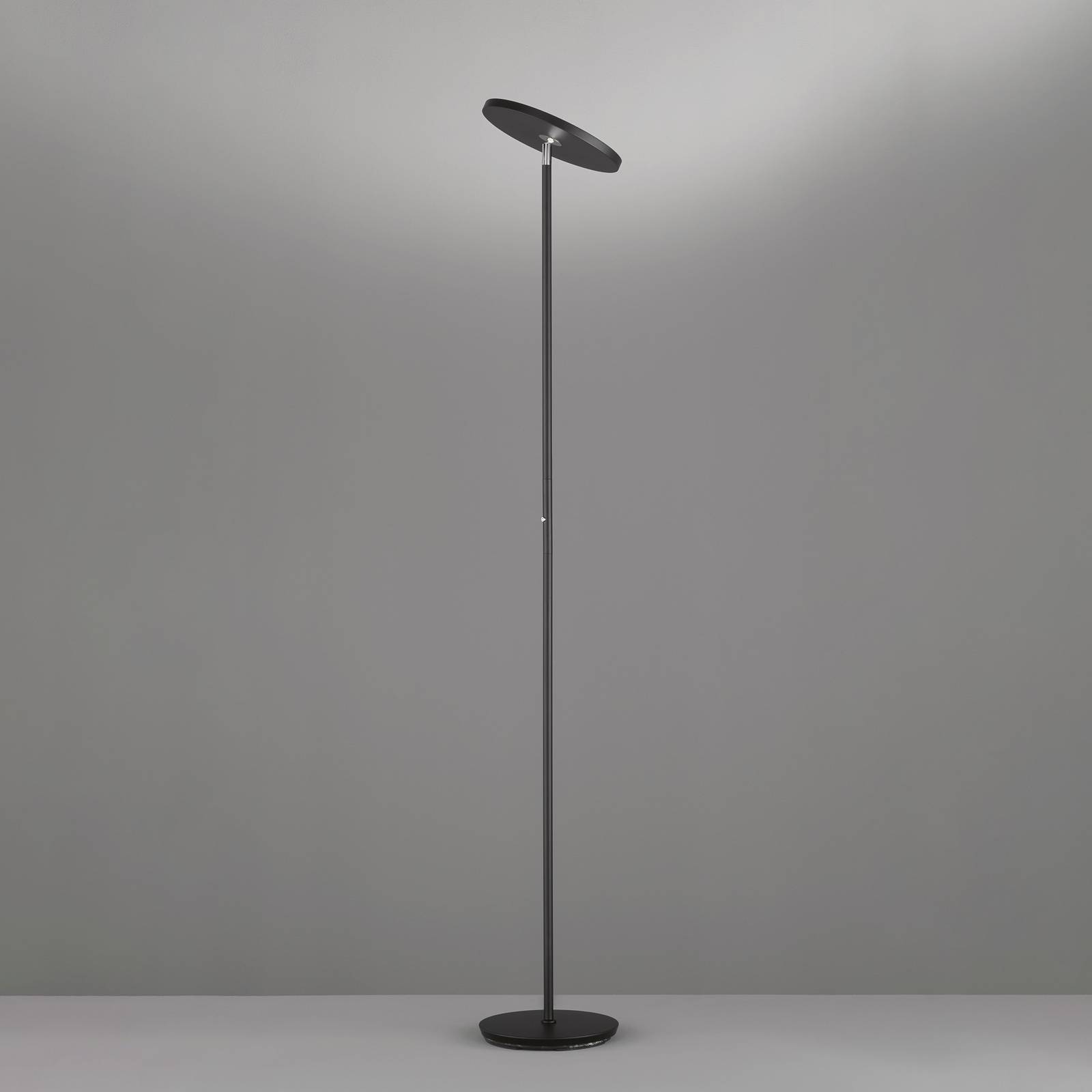 Lampa stojąca LED Bever, czarny, metal, CCT, ściemniany, 180 cm