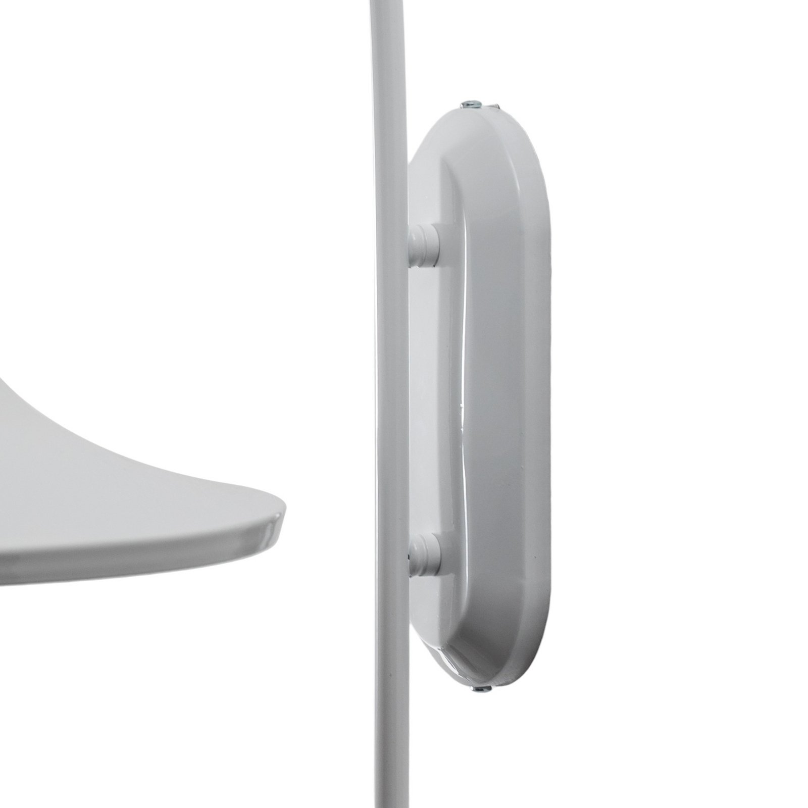 Enjolino wall light, white, height 48 cm, metal, E27