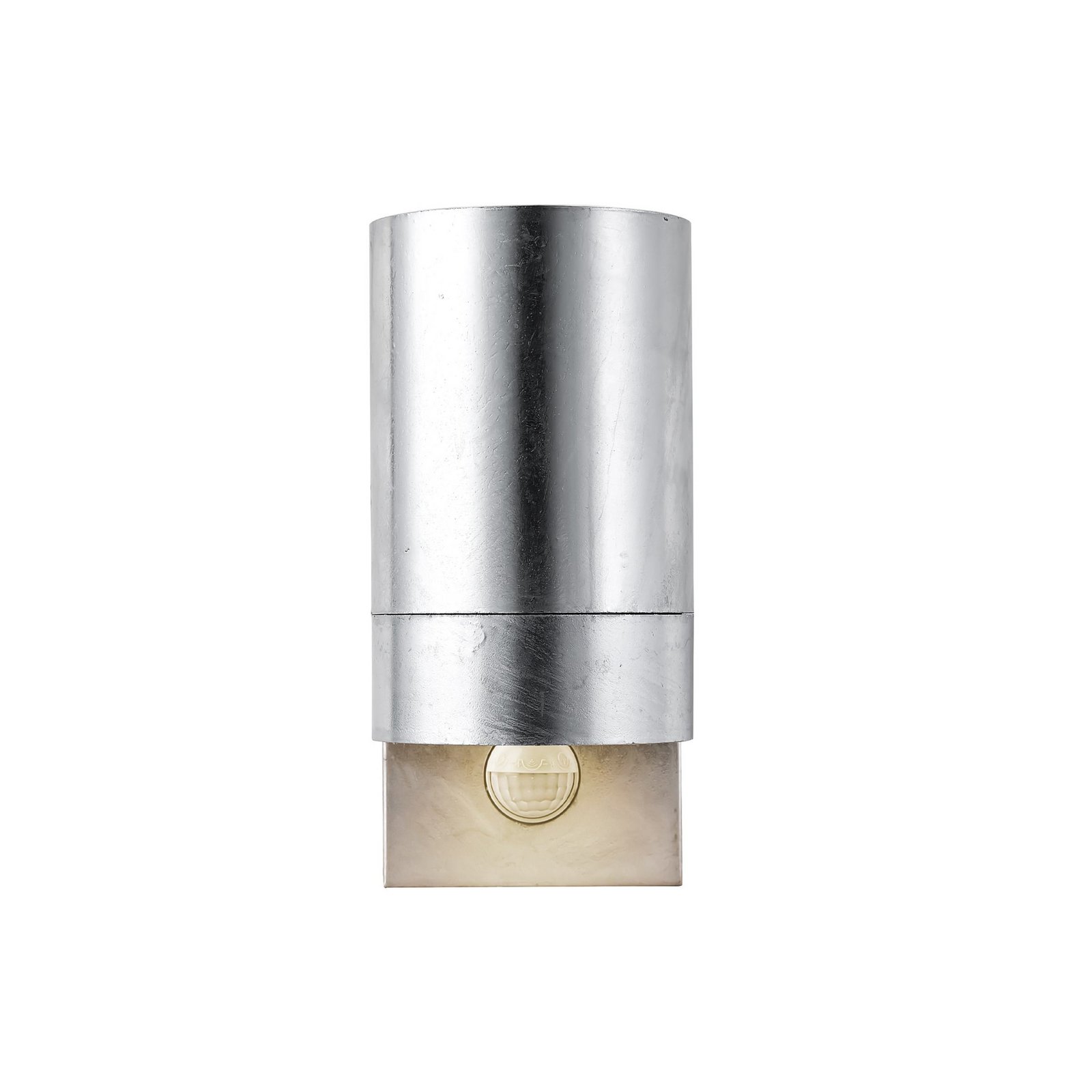 Tin Maxi Sensor outdoor wall light, galvanised, steel, IP54, GU10