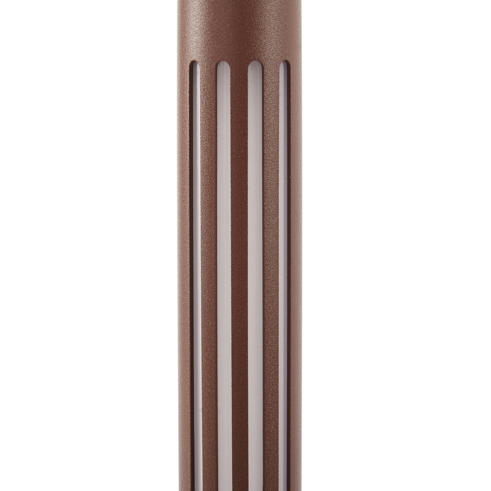 LED osvětlení cesty Fjorya, hnědé, výška 60 cm, IP65 - Lindby