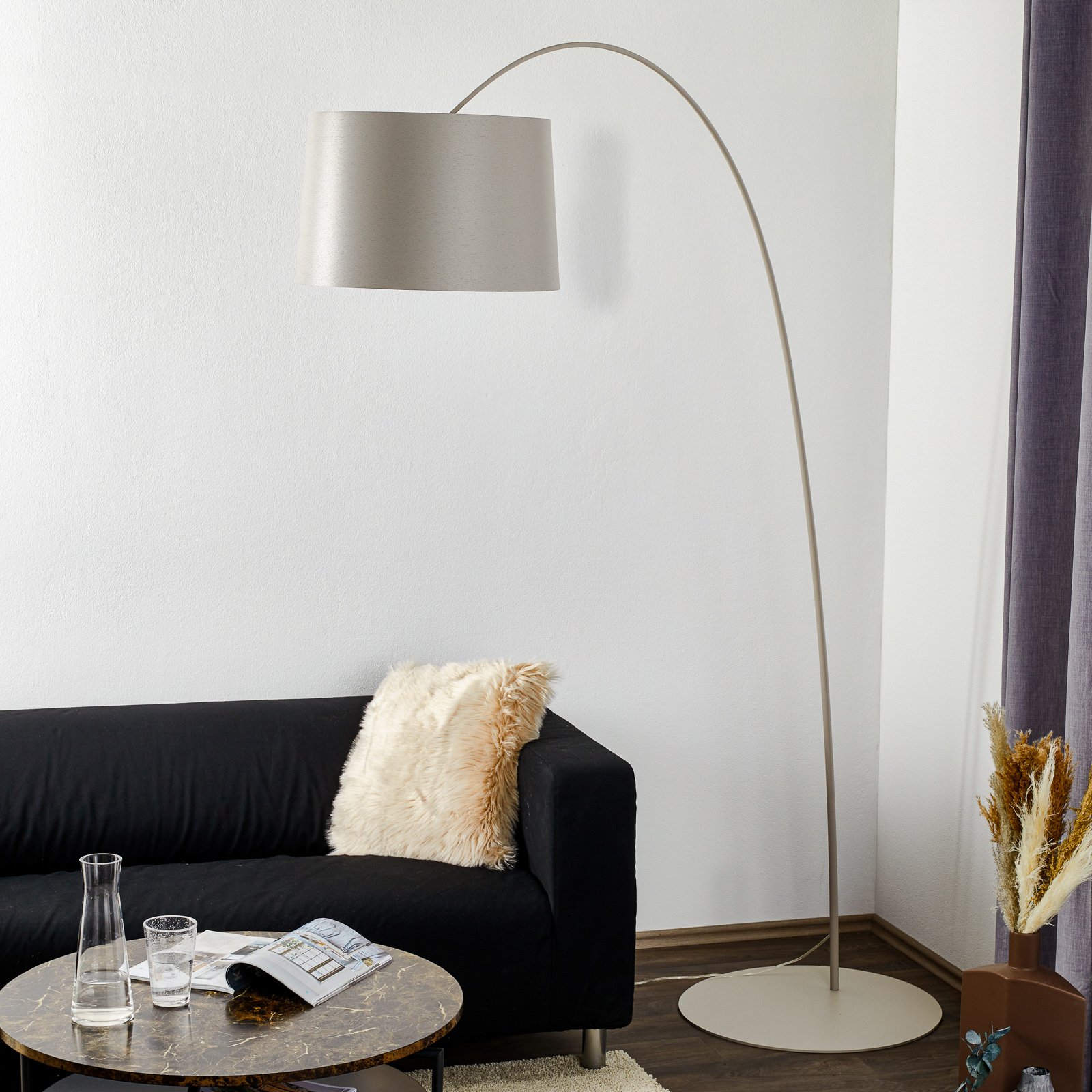 Lámpara Twiggy con atenuador, gris claro - Foscarini Lámpara Twiggy con atenuador, gris claro - Foscarini