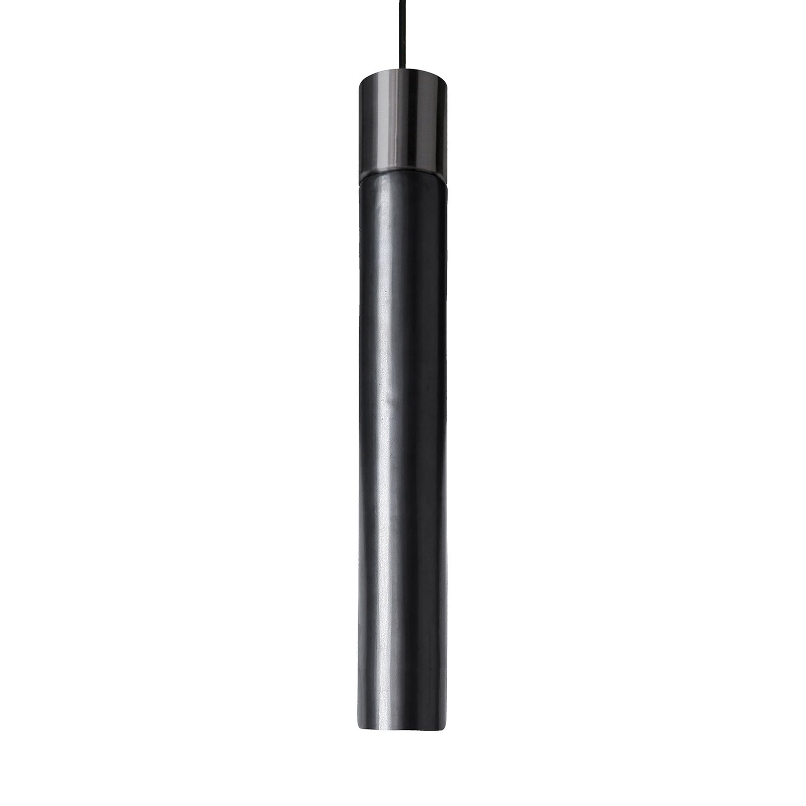 Kundalini Minimal lampa wisząca LED, czarny nikiel