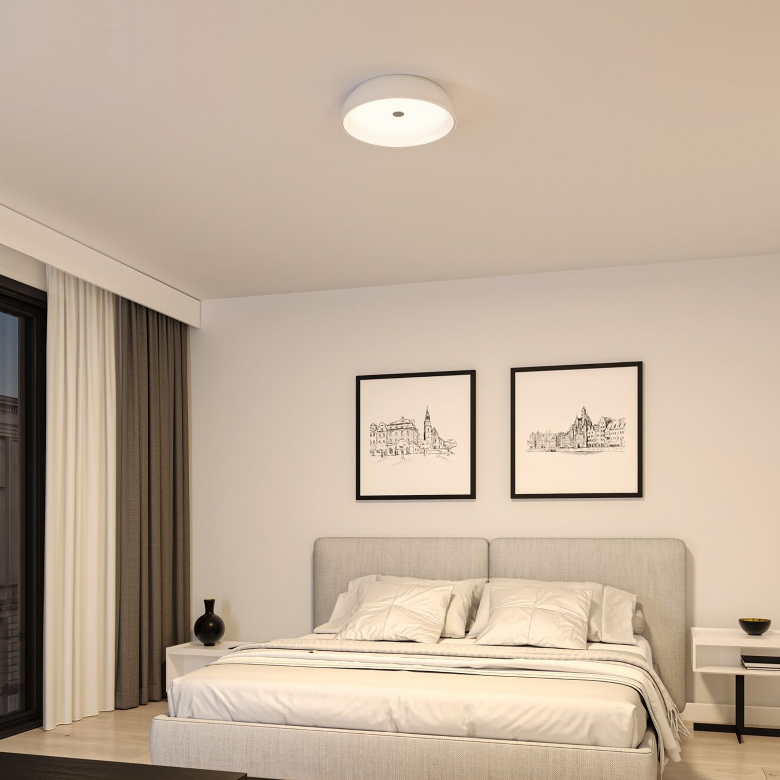 Jaron LED Taklampe 3-step Dim. Matt Hvit - Paulmann