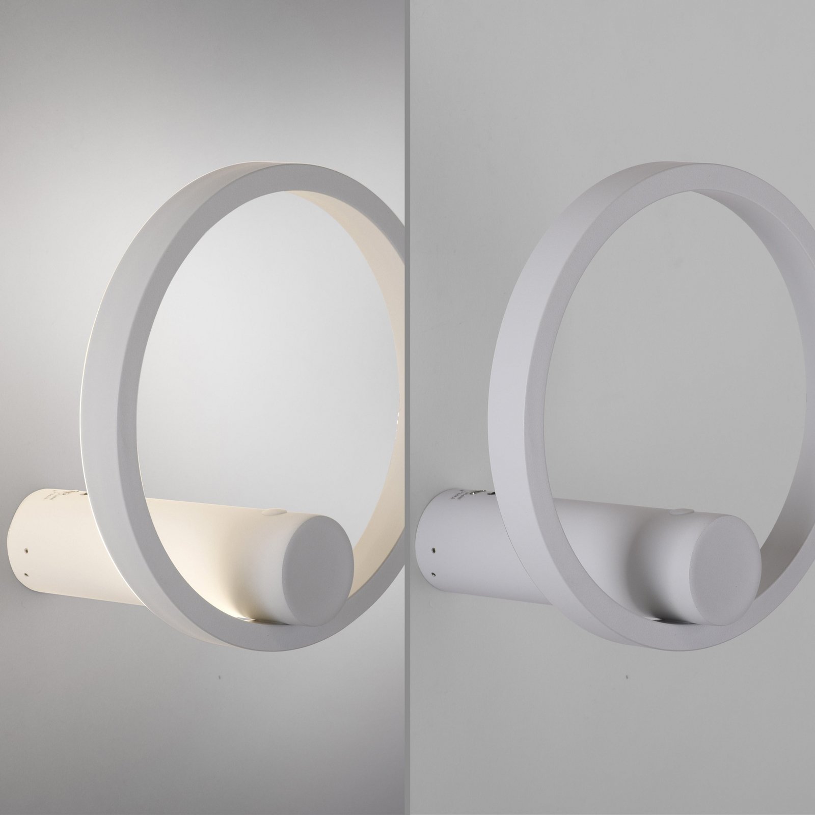 JUST LIGHT. Aplique de pared LED recargable Archie, blanca, 3000 K