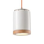 Lampada a sospensione C988 in stile scandinavo bianco