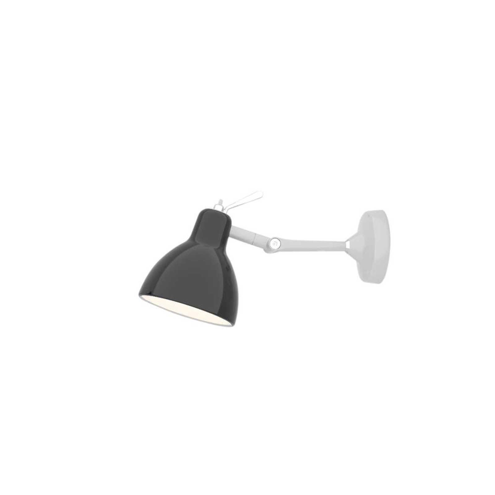 Luxy H0 Wall Lamp/Ceiling Lamp White/Black - Rotaliana