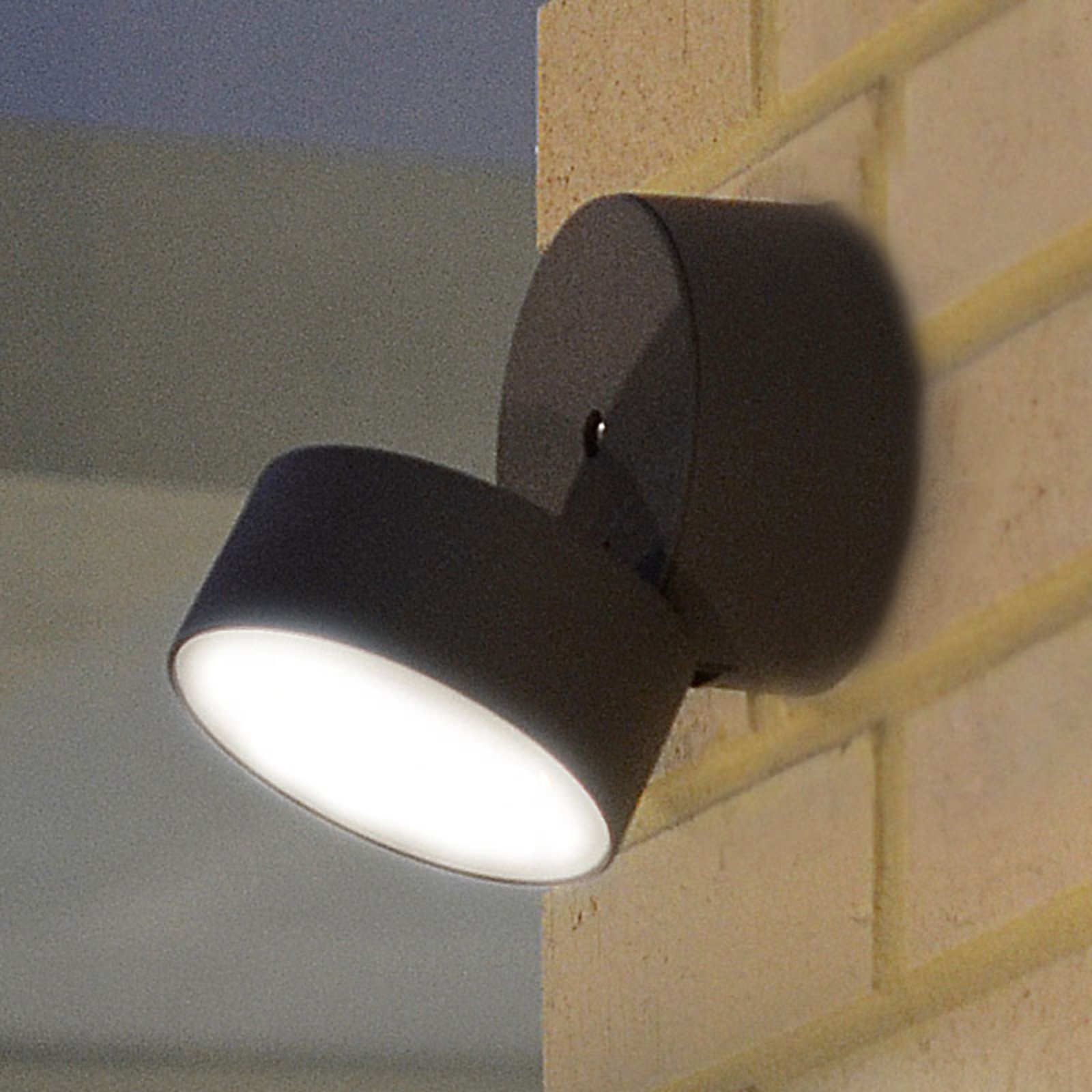 LED külső fali lámpa Trumpet, Ø 9,4 cm
