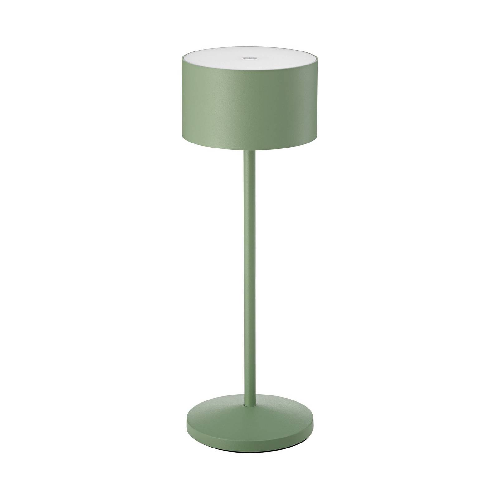 LED-Akku-Tischlampe Veluna, grün, Höhe 25 cm, IP44, dim, CCT