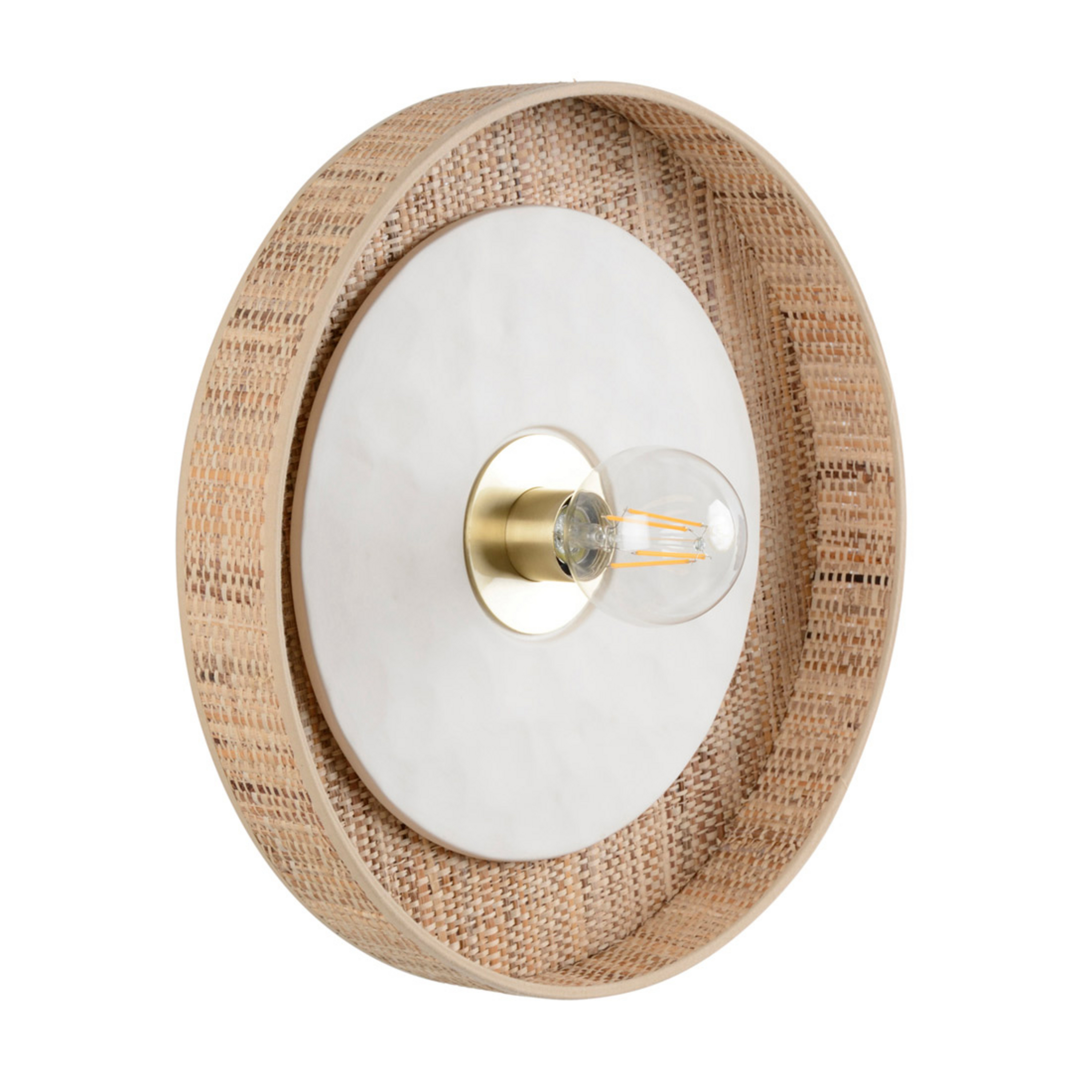 Portinatx wall light, white, Ø40cm - MARKET SET