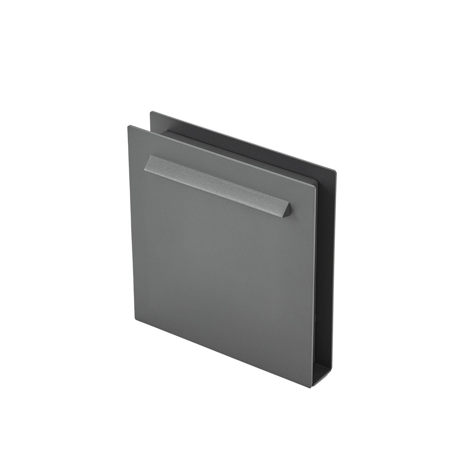 Lucande LED-Sockelleuchte Joril, anthrazit, CCT, 23 cm, IP65