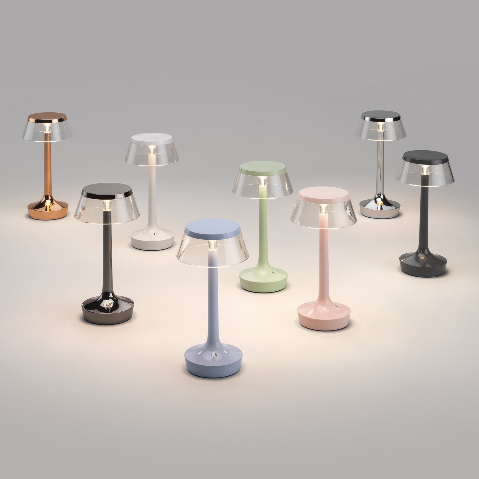 Bon Jour Unplugged Table Lamp Copper - Flos