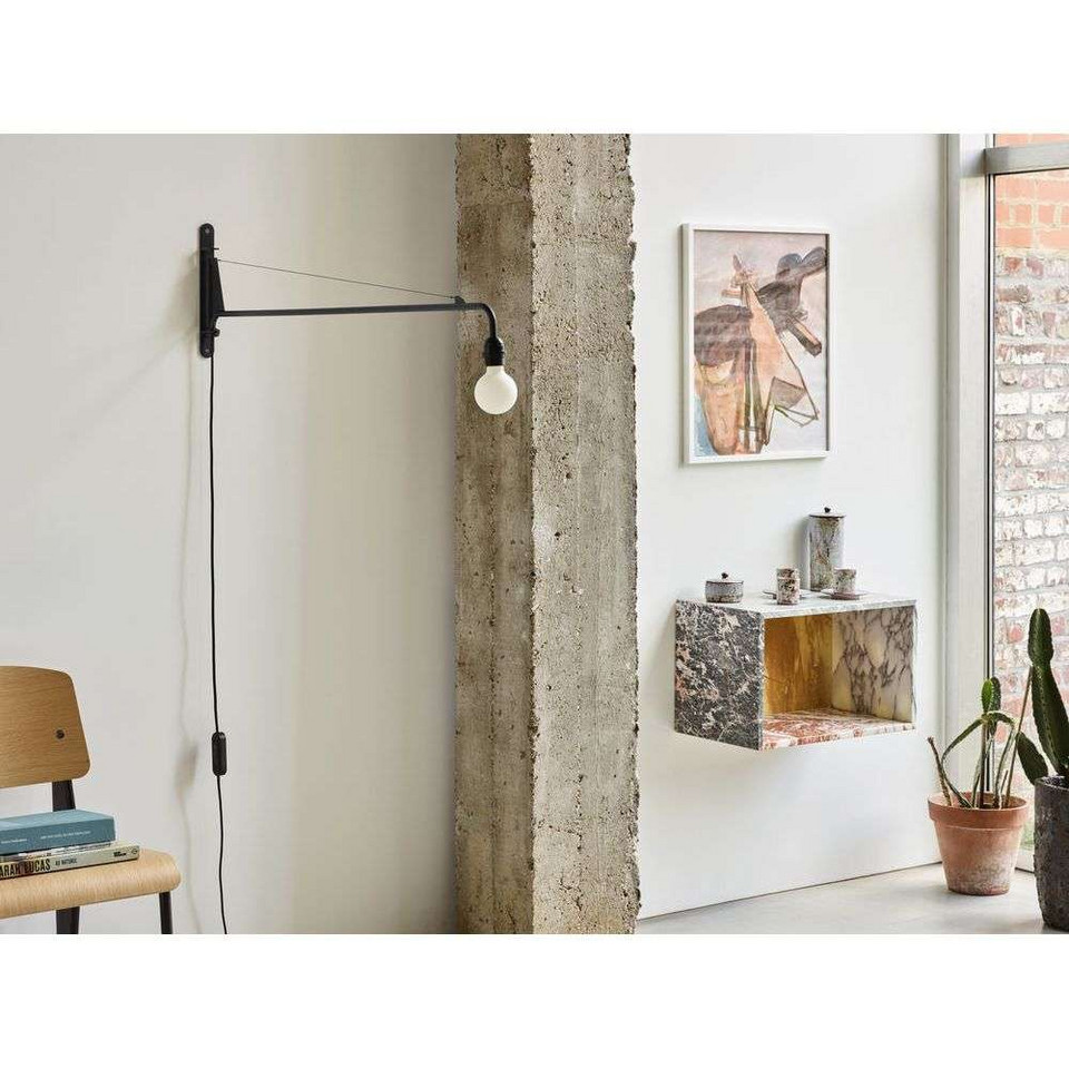Vitra Petite Potence Vägglampa, svart från Vitra