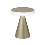 Lampe de table LED Neutra, hauteur 20 cm, or mat, variateur tactile