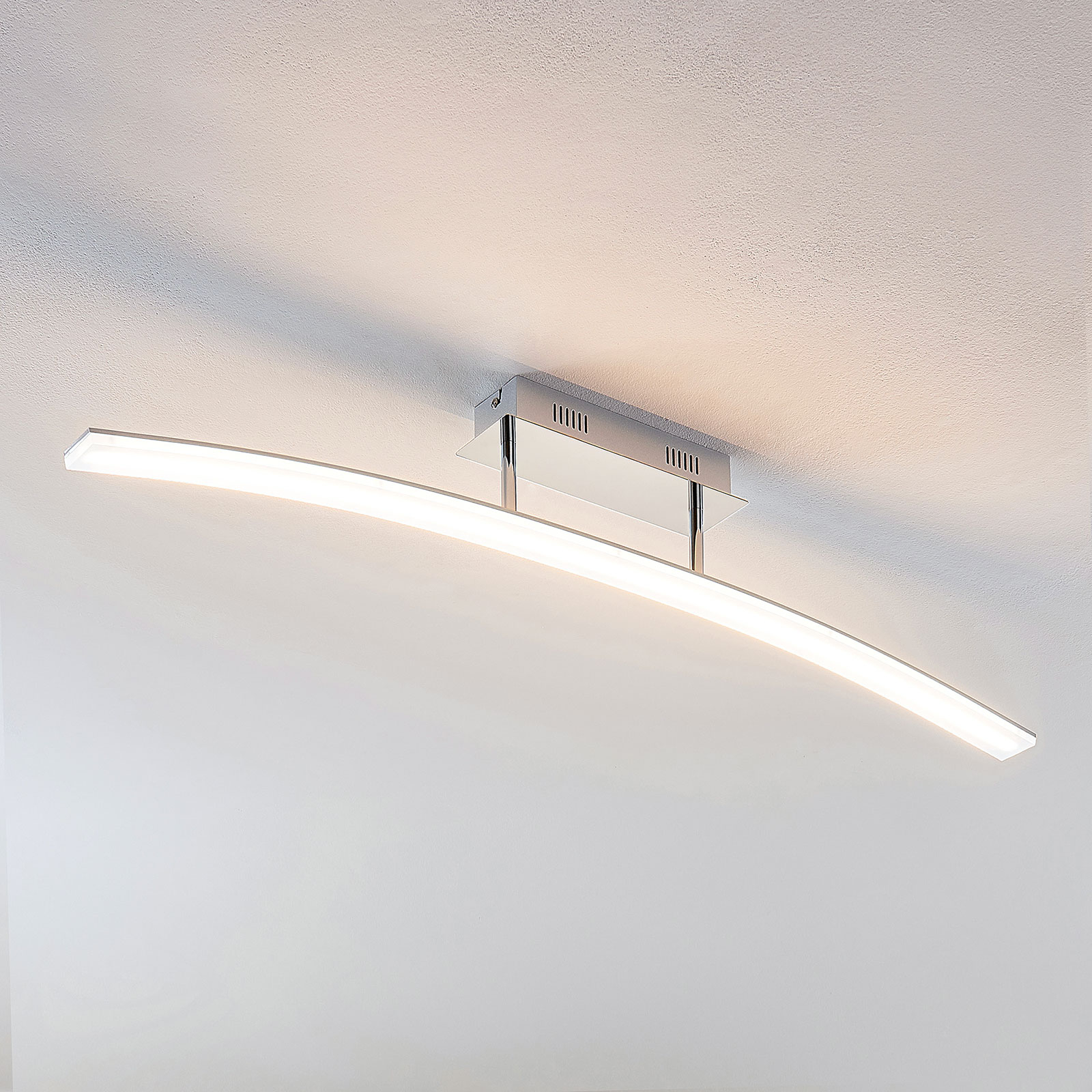 Curved LED ceiling light Lorian | Lights.co.uk