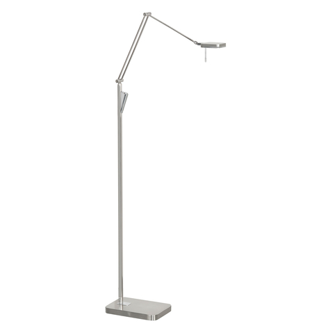 Bolzano - kantet utformet LED-gulvlampe med dimmer