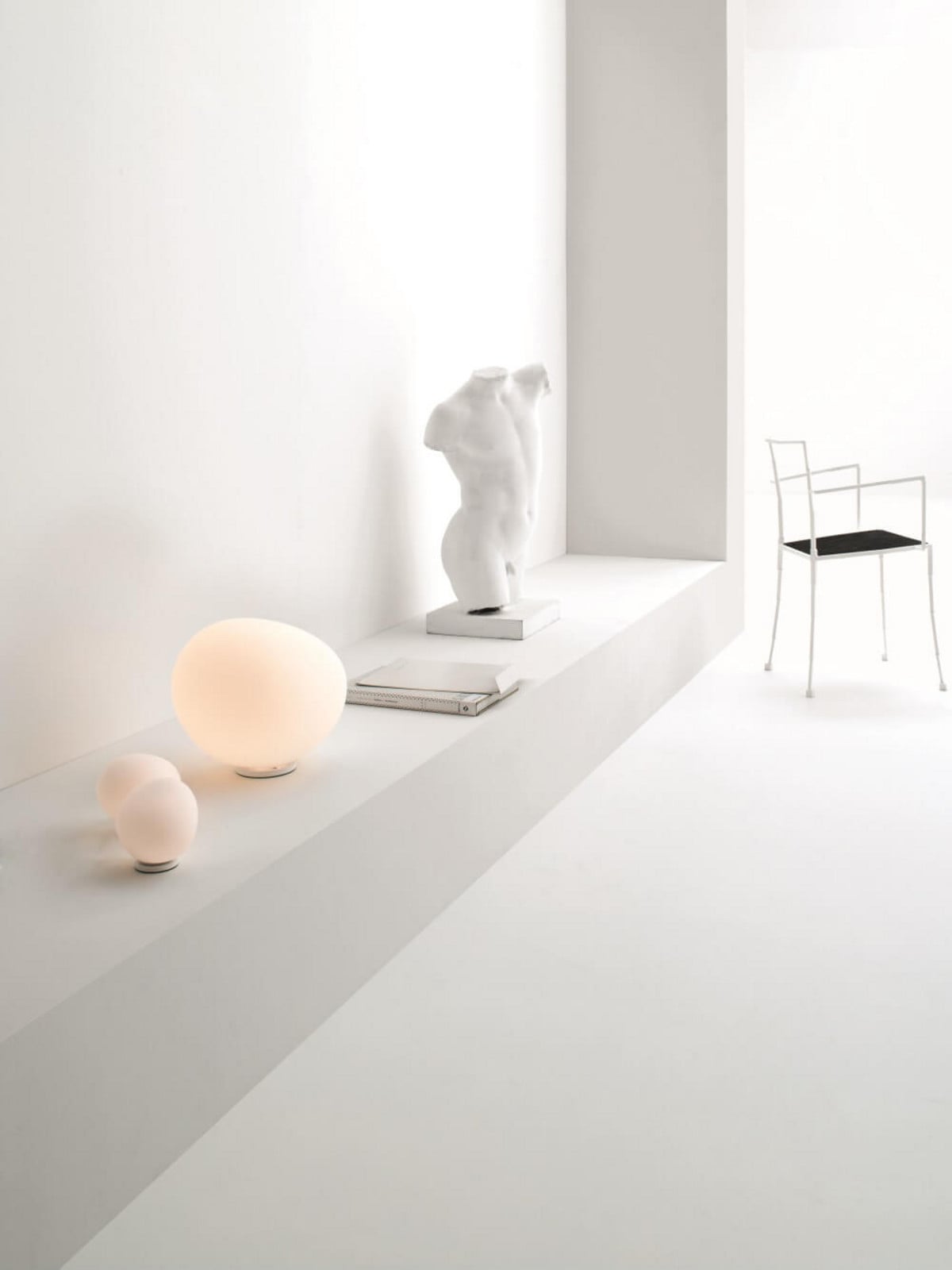Gregg Bordlampe Medium Foscarini - Stue - Glas