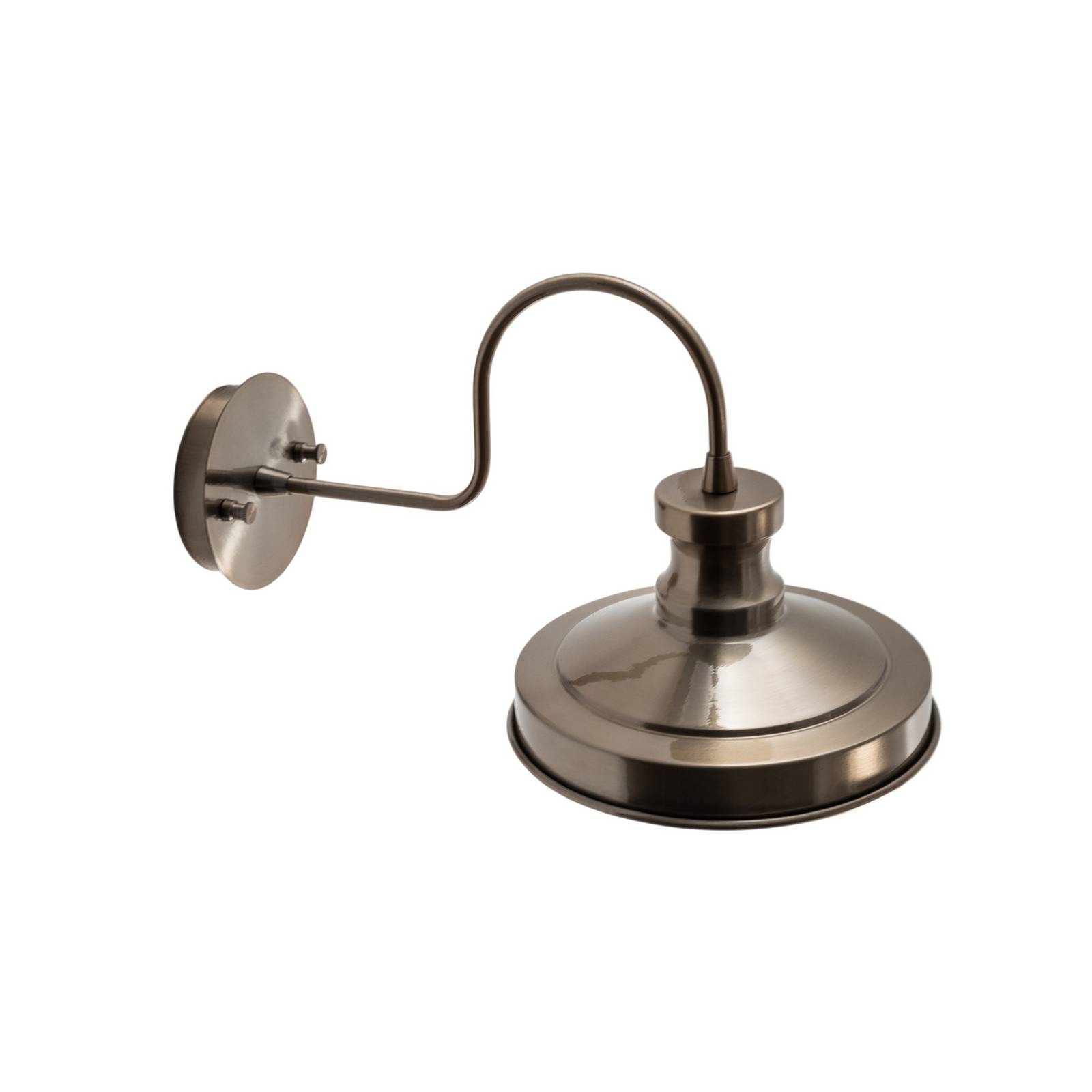 Wandleuchte Berceste, goldfarben, Metall, Höhe 23 cm, E27 günstig online kaufen