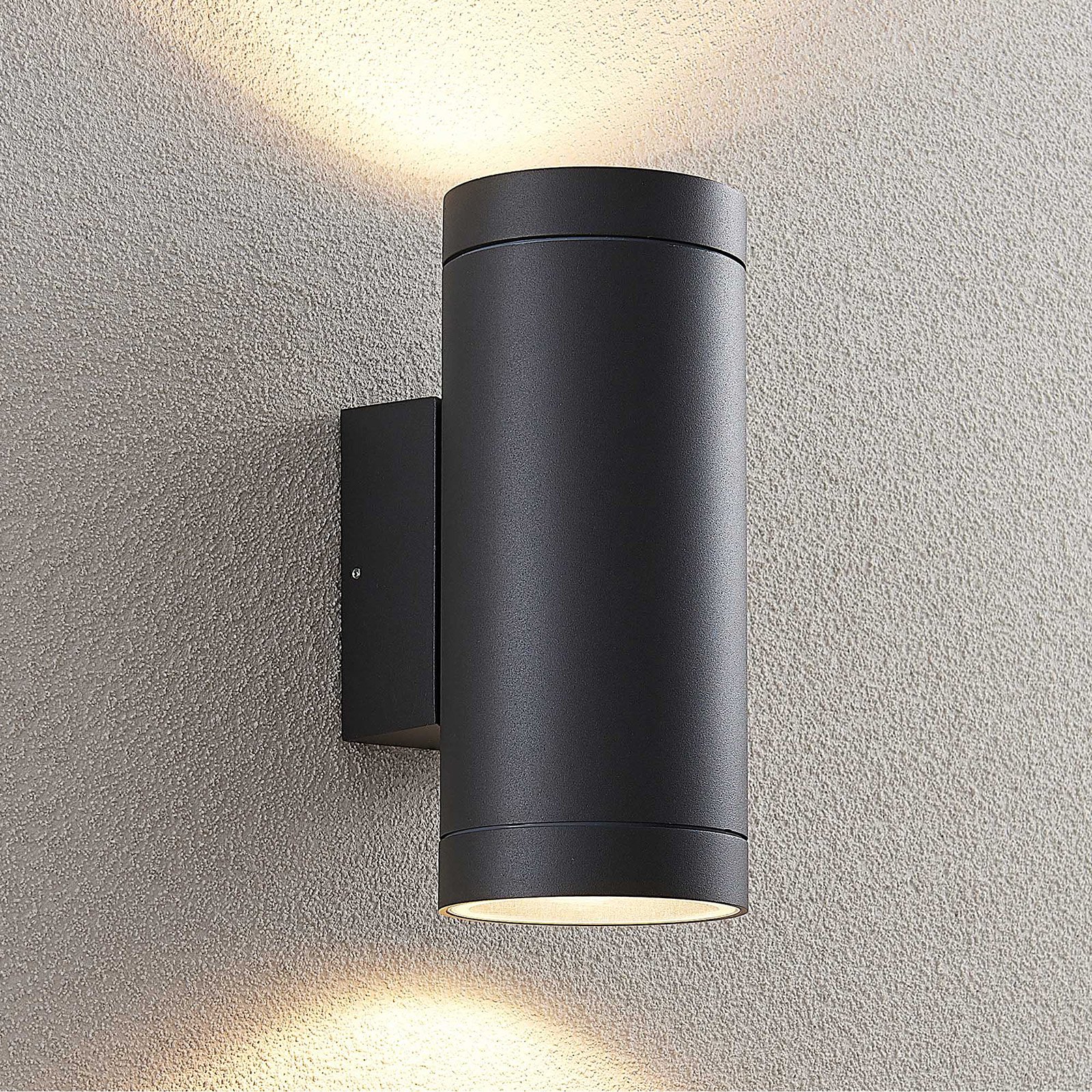 Thomke Outdoor Wall Lamp Dark Grey - Lucande