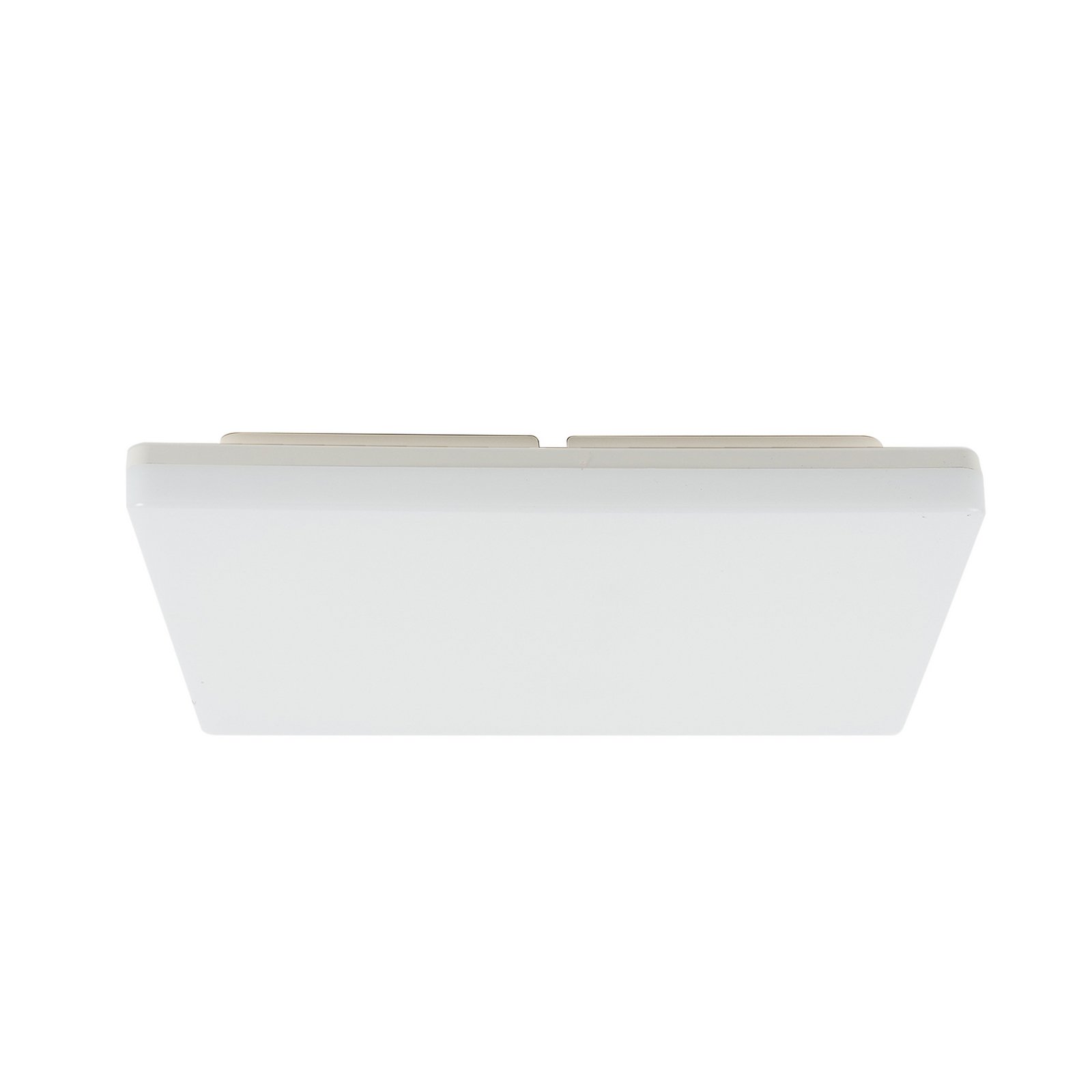 Prios LED-Deckenlampe Artin, 33 cm, weiß, eckig, Sensor