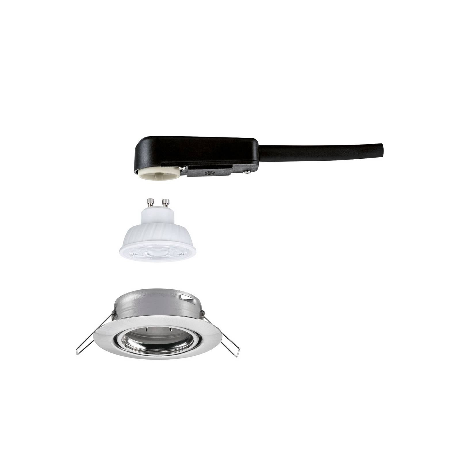 Oprawa wpuszczana Paulmann BASE, żelazna, Ø 9 cm, 4 W, 2 700 K, z regulacją