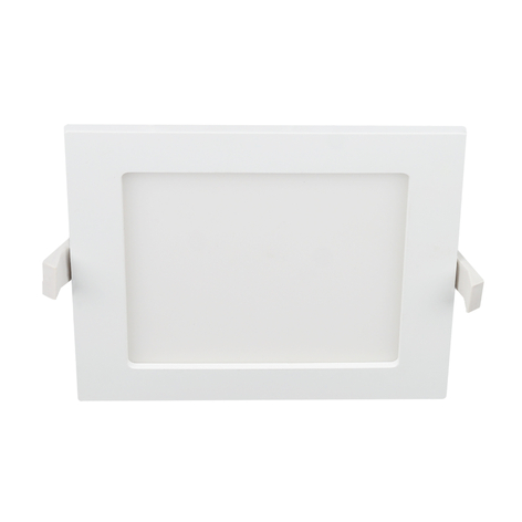 Prios Helina LED-Einbaulampe, IP44, dimmbar, weiß