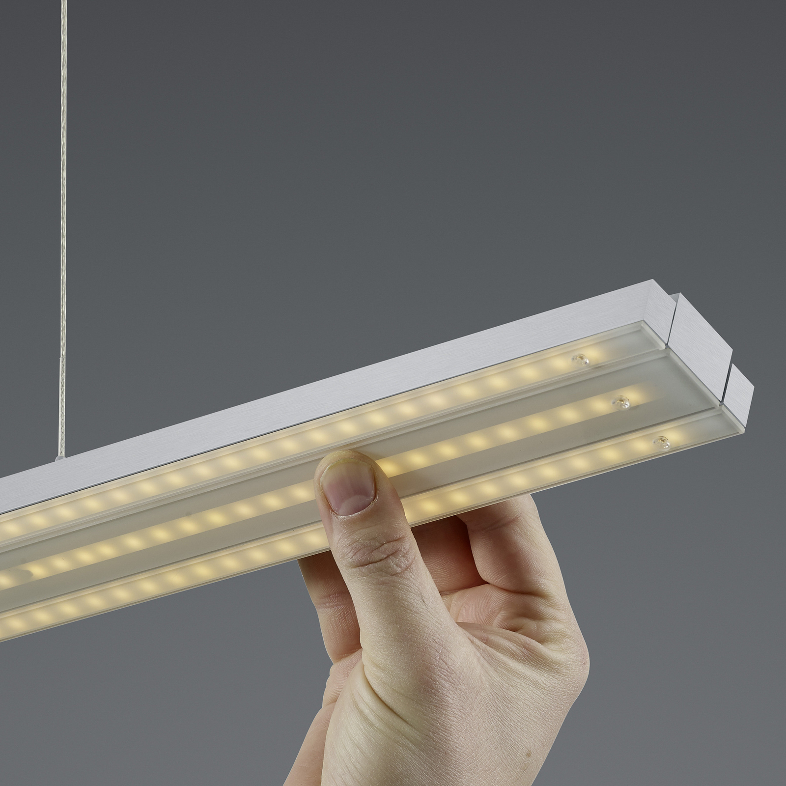 BANKAMP Lightline V3 flex suspendu LED up/down alu