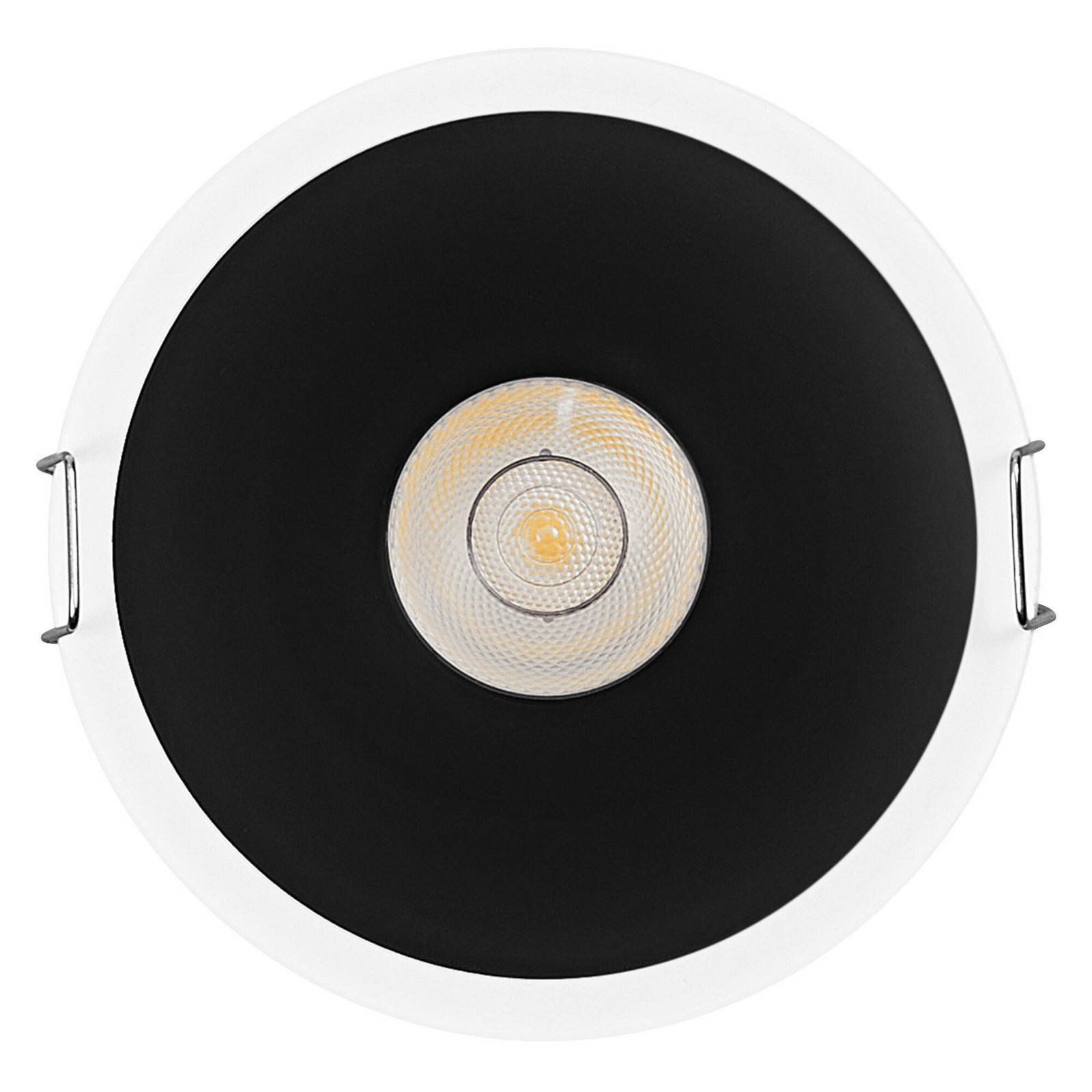 OSRAM LED-Einbauspot TWIST, weiß/schwarz 840 Ø 9,3 cm Metall