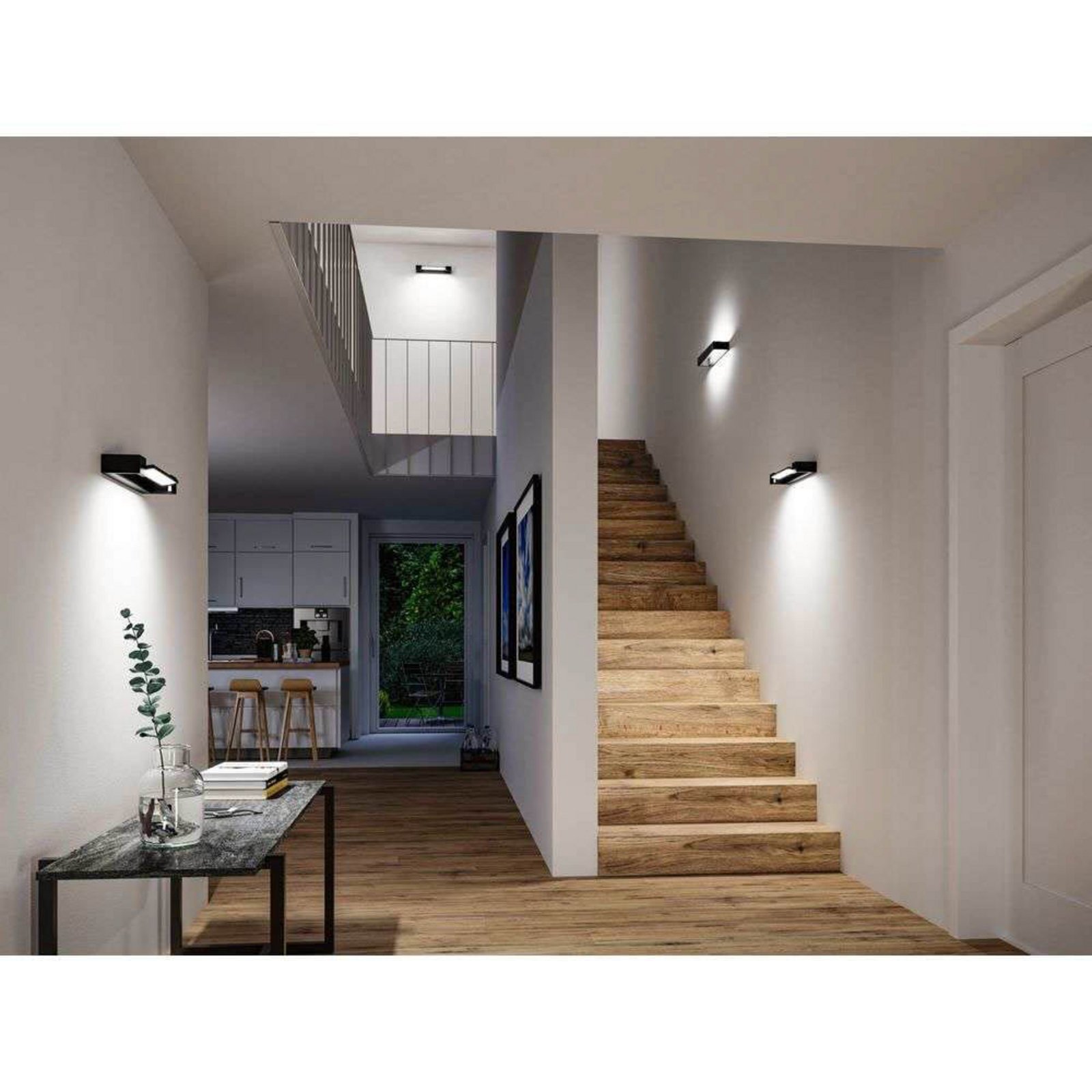 Lucille LED Aplică de Perete 11W IP44 Dim. Negru - Paulmann