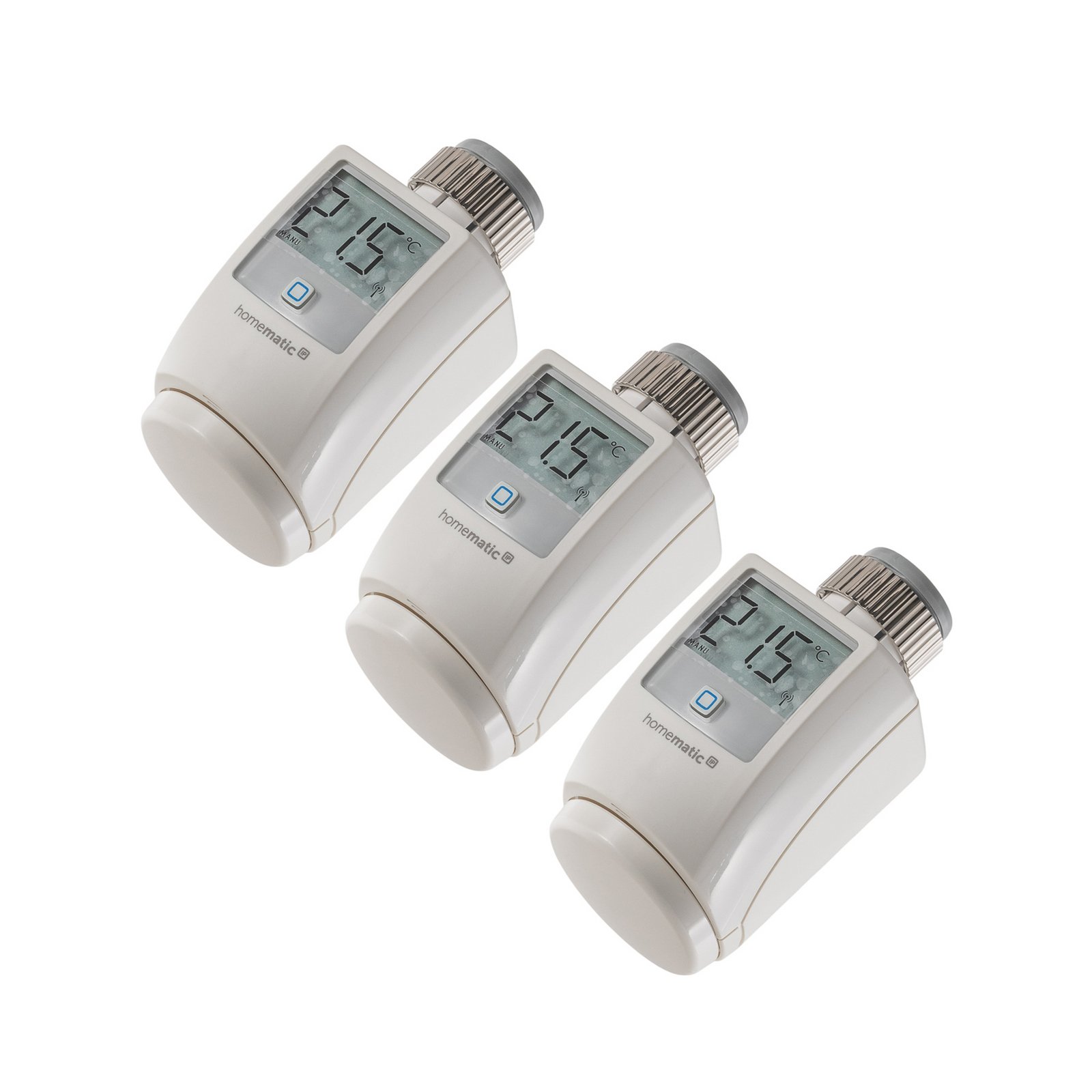 Homematic IP thermostat de radiateur, set de 3 pièces