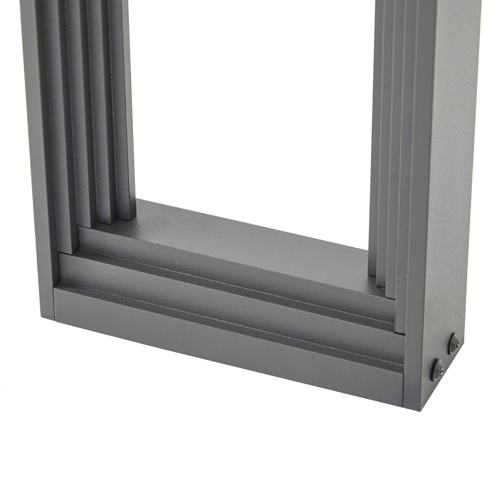 Lucande LED sokkellamp Ashkan, hoogte 40 cm, antraciet, IP65 Lucande LED sokkellamp Ashkan, hoogte 40 cm, antraciet, IP65