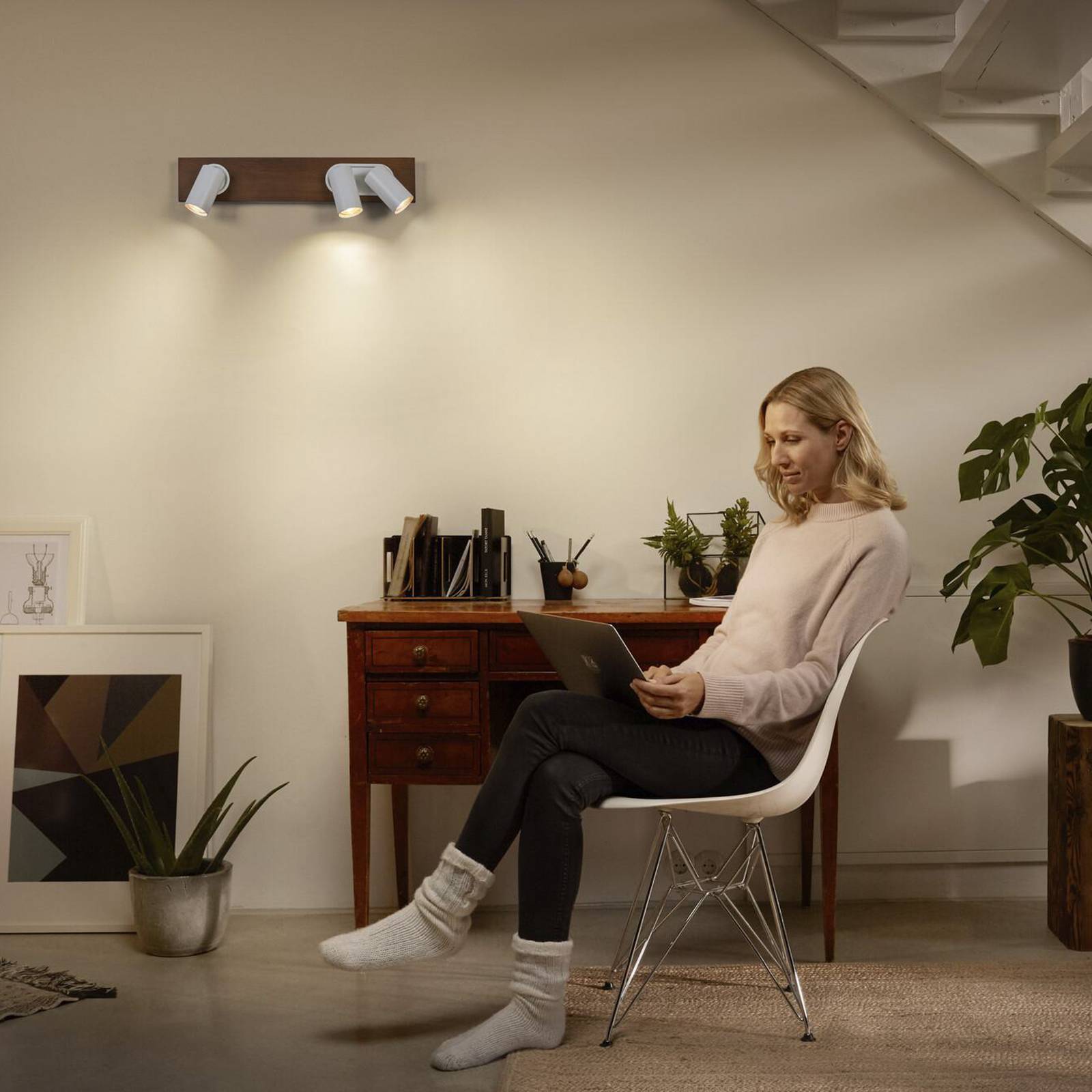 Reflektor sufitowy OSRAM MERCURY, biały, 3 punkty GU10-LED 927 ściemniany