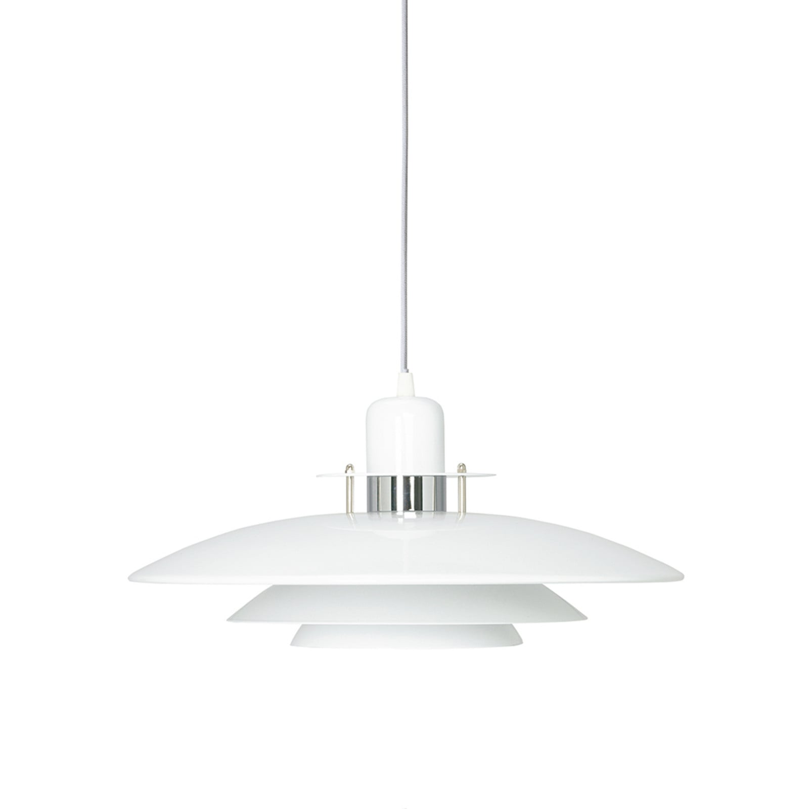 Primus I Pendelleuchte Ø43 White/Chrome Belid - Esszimmer - Metall