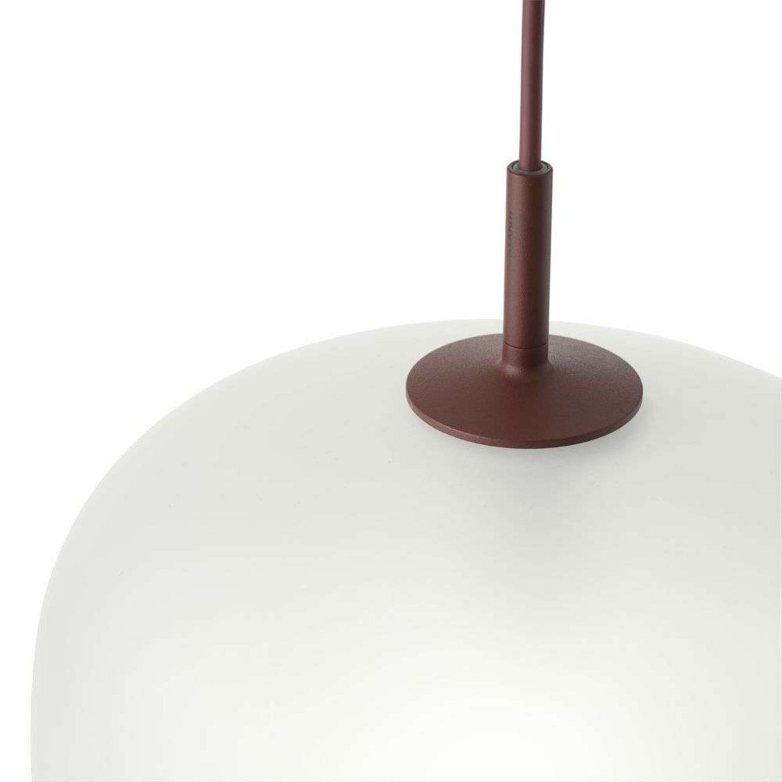 Rime Pendelleuchte Ø25 Deep Red Muuto - Wohnzimmer - Glas