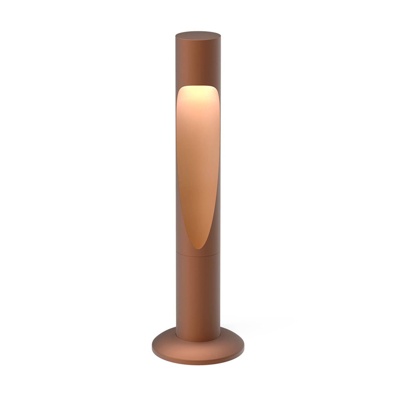 Louis Poulsen Flindt Garden short 930 corten - Outdoor Bollard / Path Light - Design - Brown