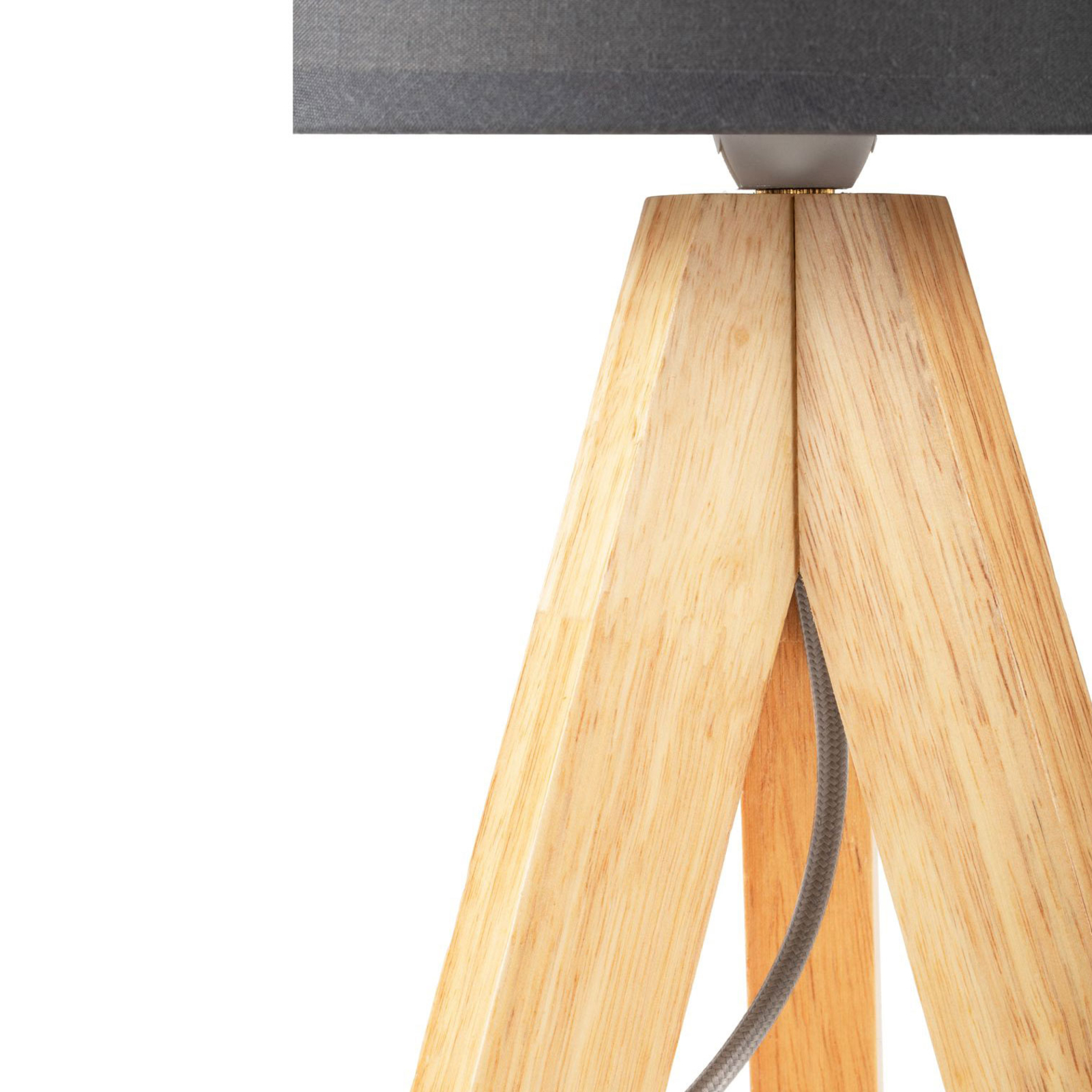 Pauleen Woody Love lámpara mesa armazón de madera